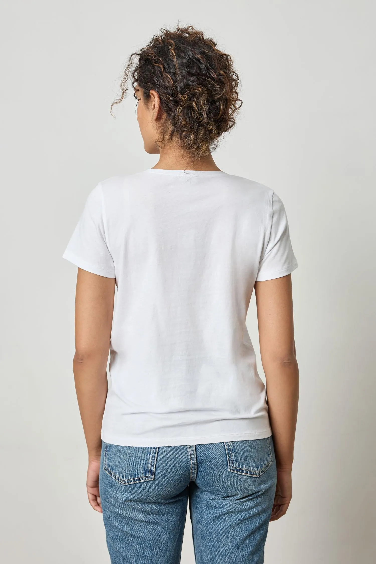 Short Sleeve V-Neck sold by Lilla P product image thumbnail 2