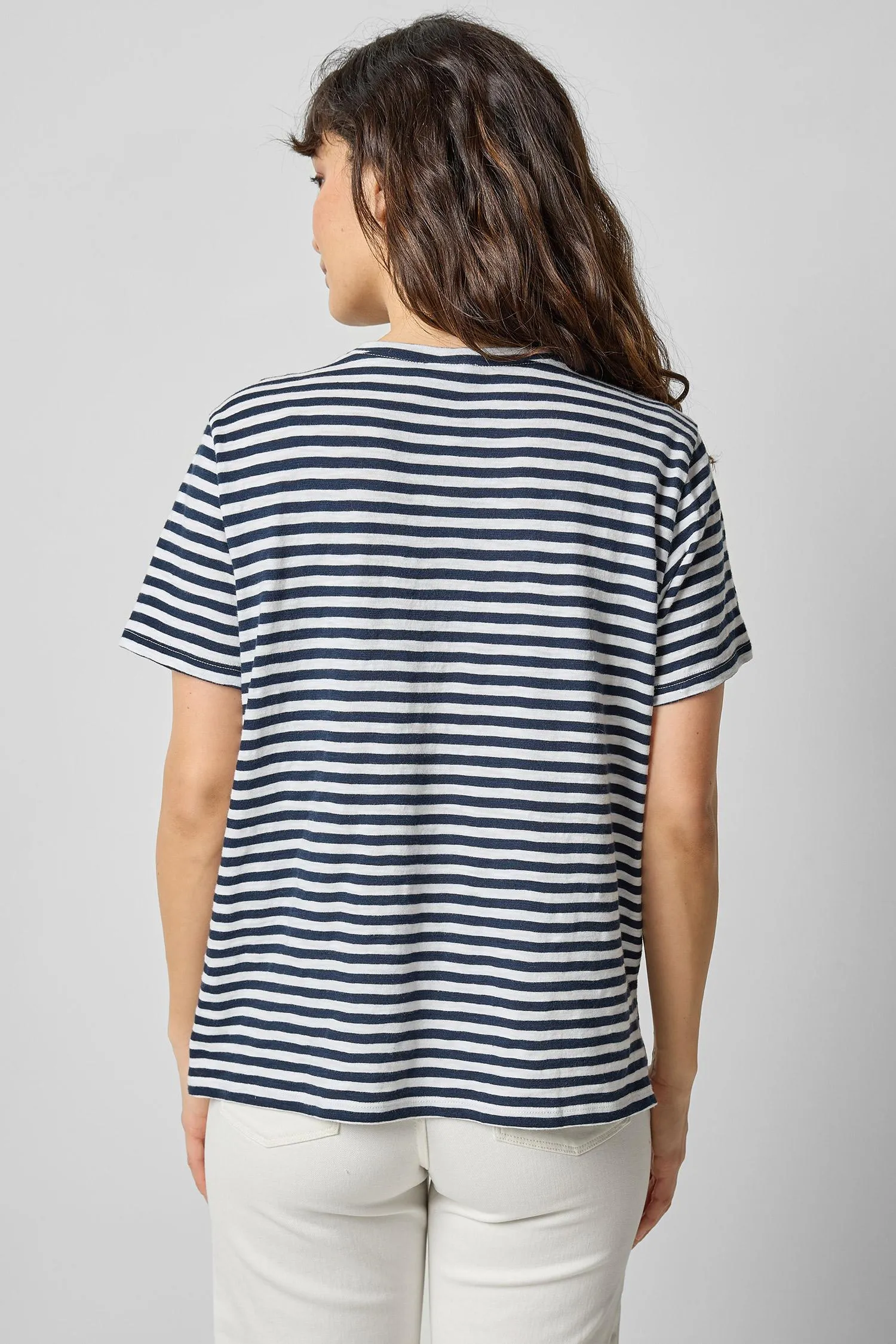 Striped Boyfriend Tee sold by Lilla P product image thumbnail 2