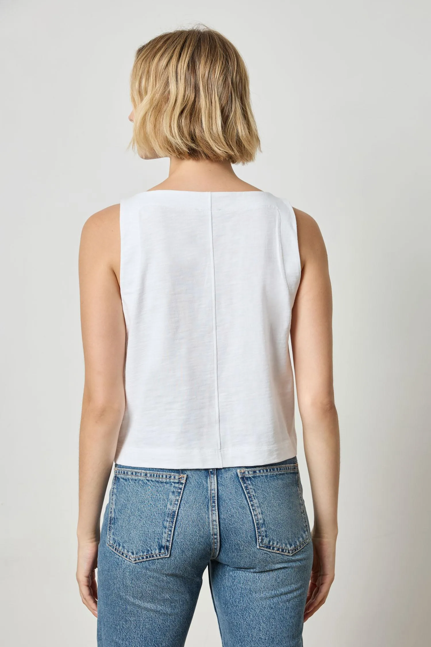 Side Button Tank sold by Lilla P product image thumbnail 2