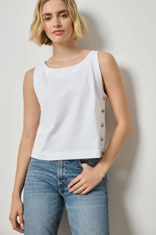 Side Button Tank made by Lilla P