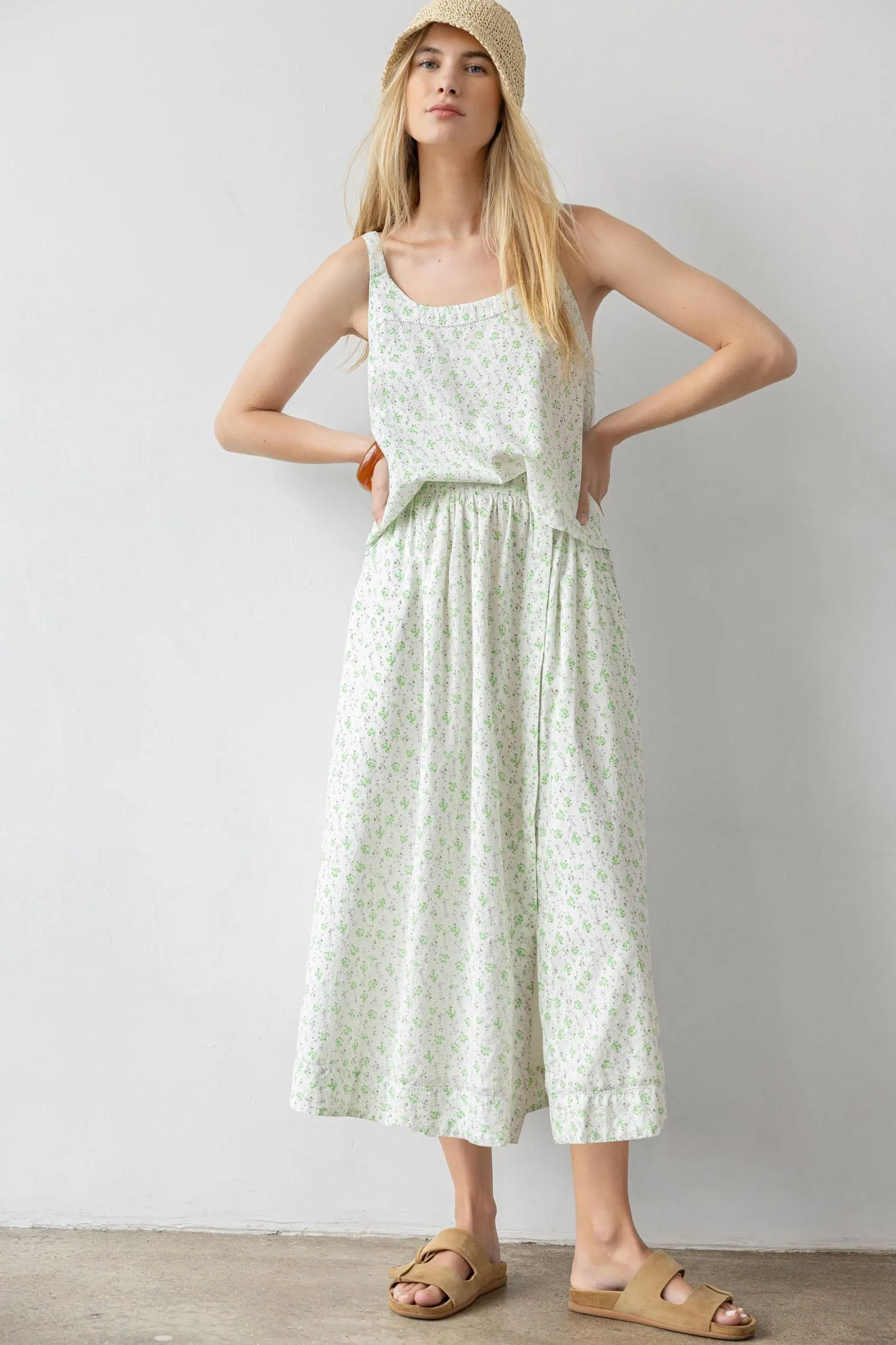 Faux Wrap Long Skirt sold by Lilla P product image thumbnail 4