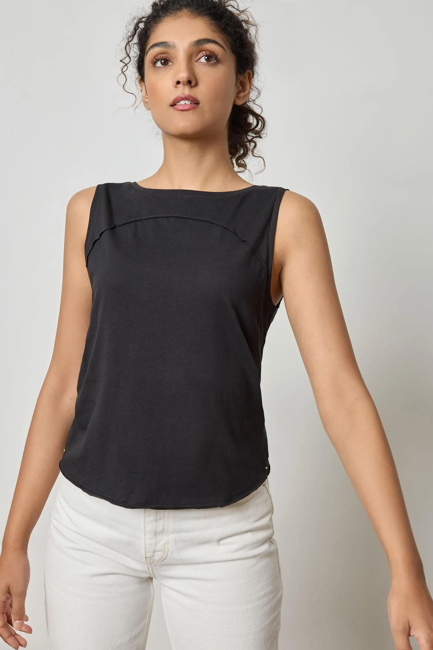 Curved Seam Tank sold by Lilla P