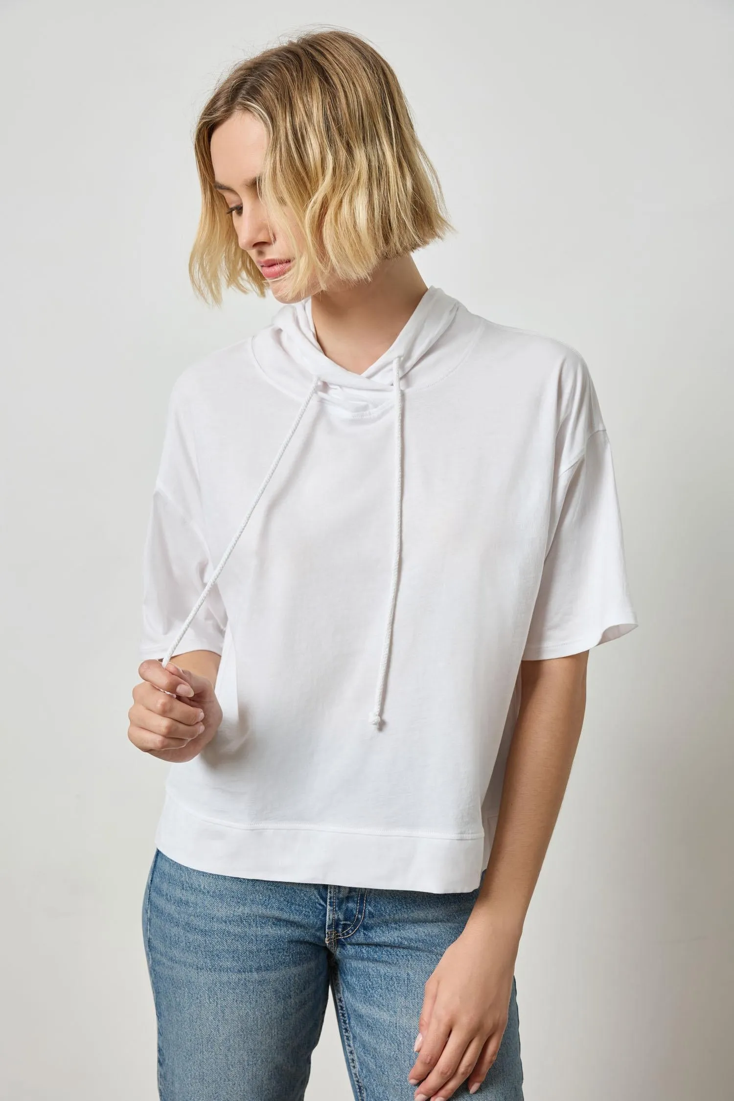 Short Sleeve Hoodie sold by Lilla P