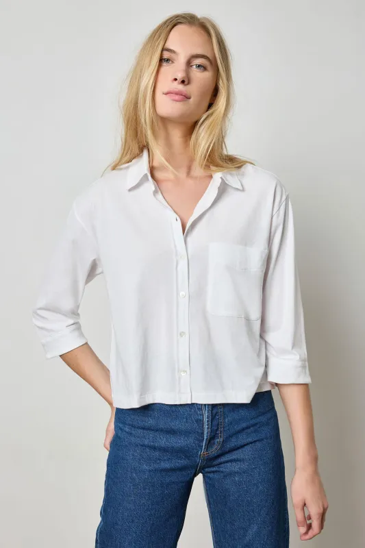 Easy Button Down Tee sold by Lilla P