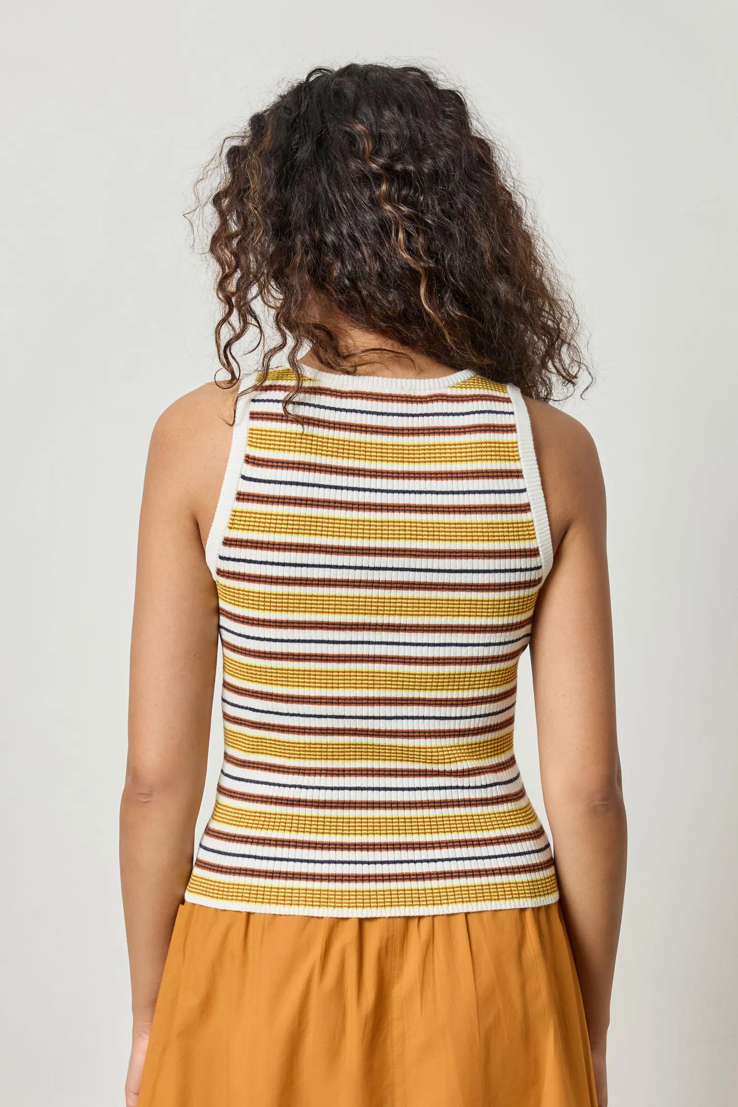 Striped Scoop Neck Tank sold by Lilla P product image thumbnail 2