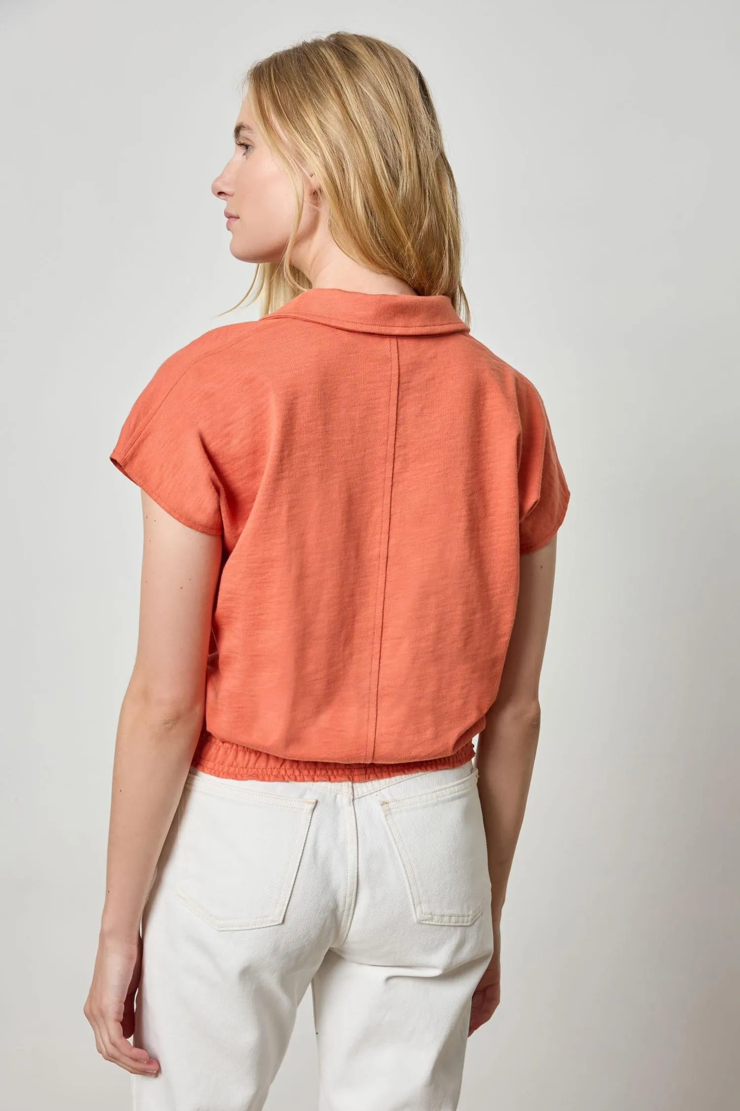 Elastic Hem Polo sold by Lilla P product image thumbnail 4