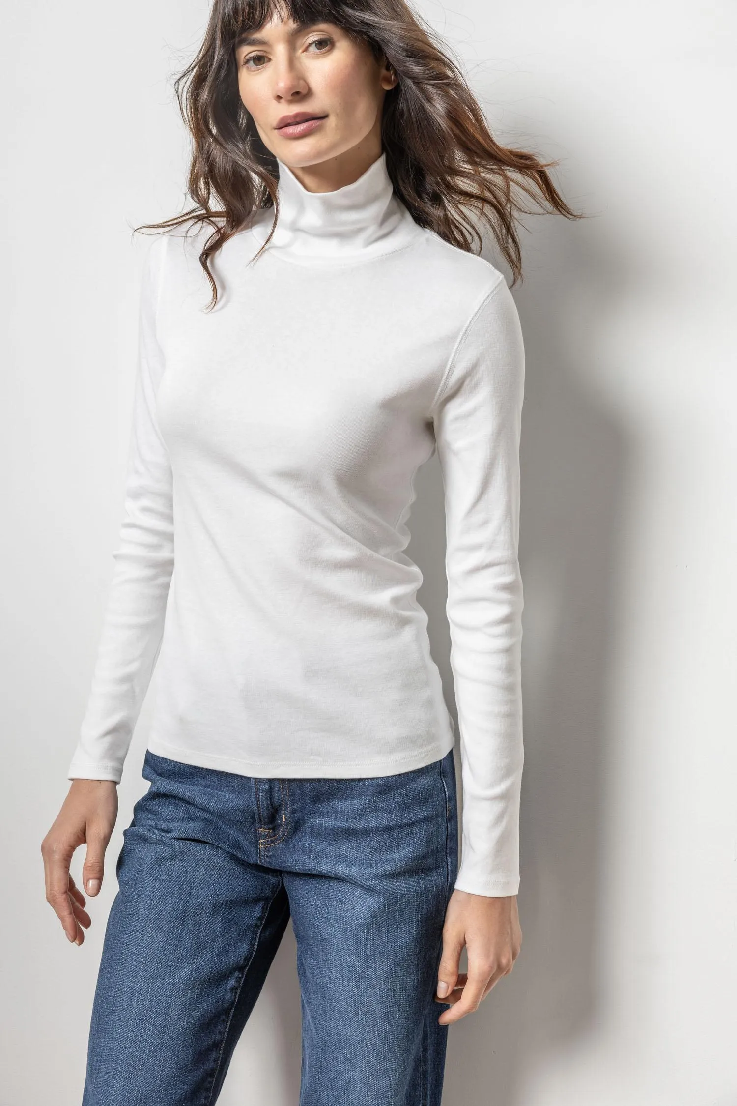 Long Sleeve Turtleneck Tee sold by Lilla P