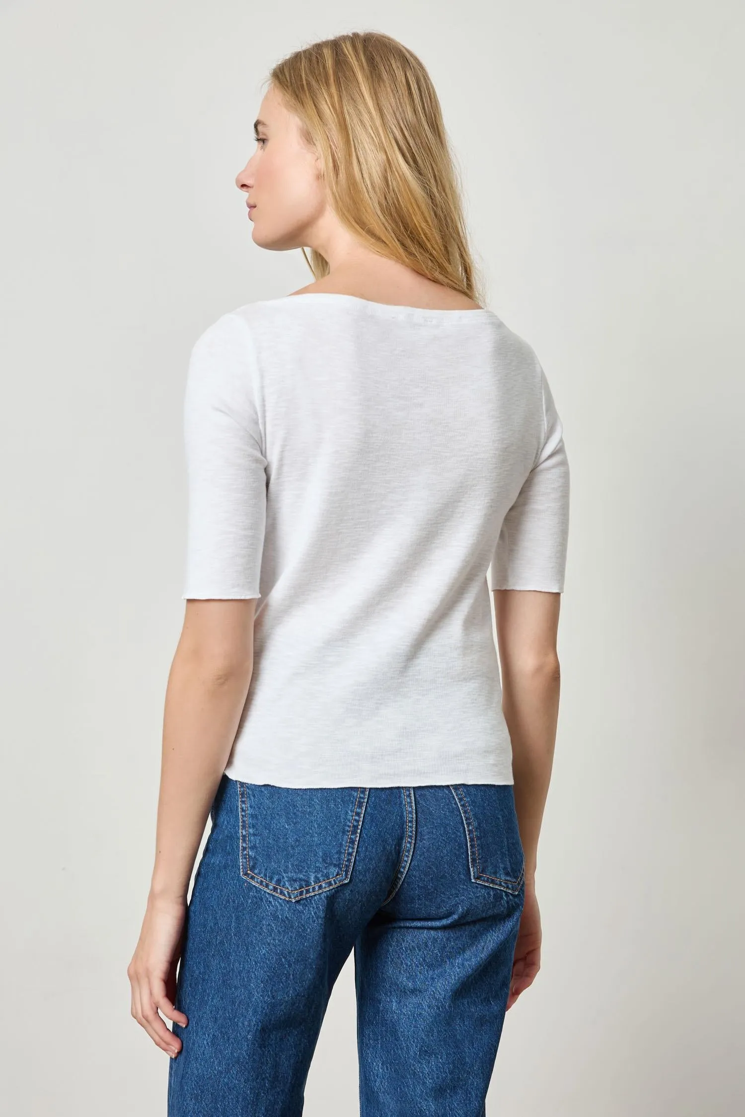 Elbow Sleeve Boatneck sold by Lilla P product image thumbnail 2