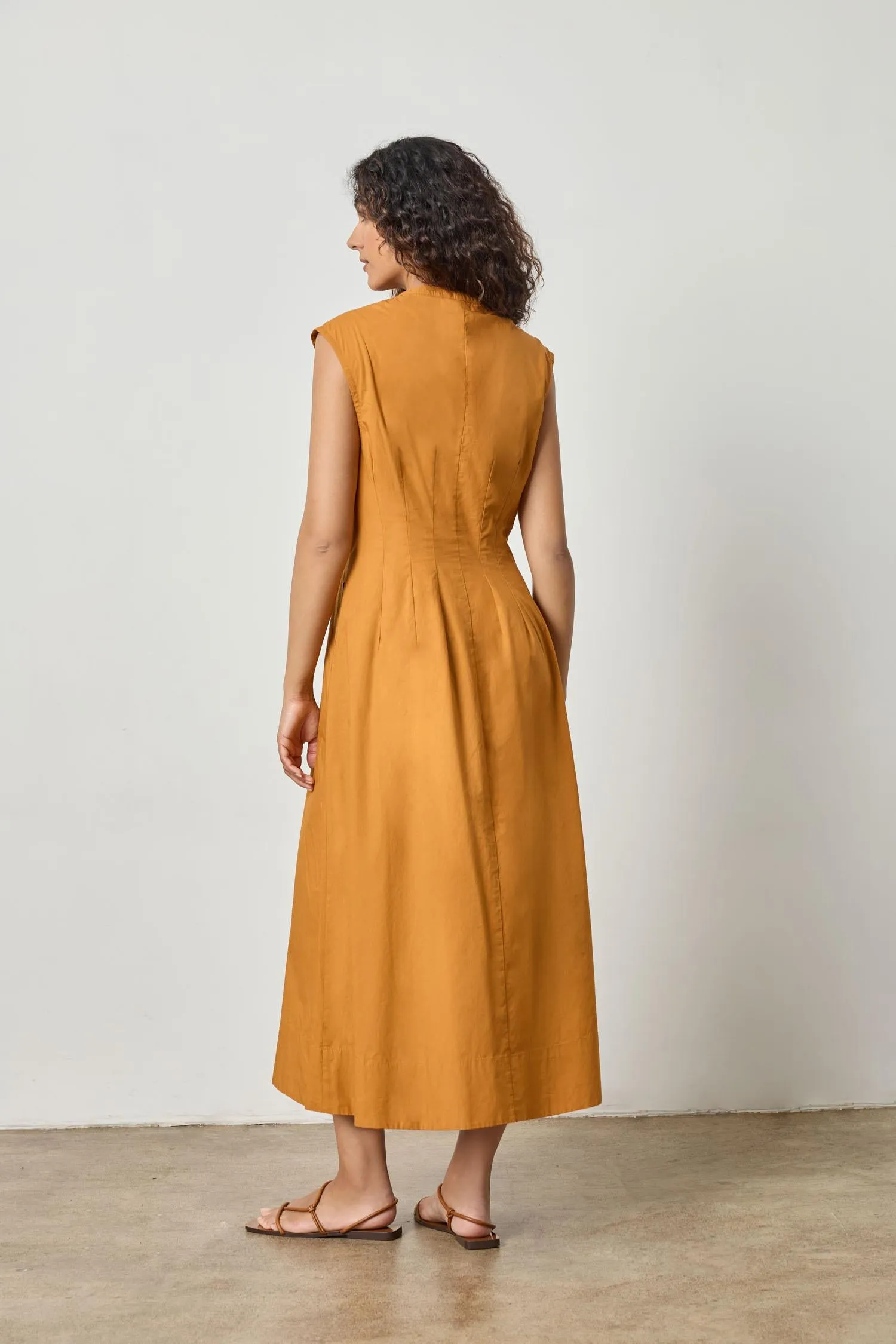 Sleeveless Seamed Maxi Dress sold by Lilla P product image thumbnail 2