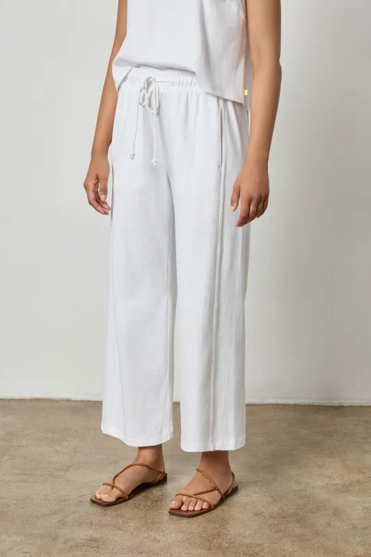 Seamed Wide Leg Pant sold by Lilla P