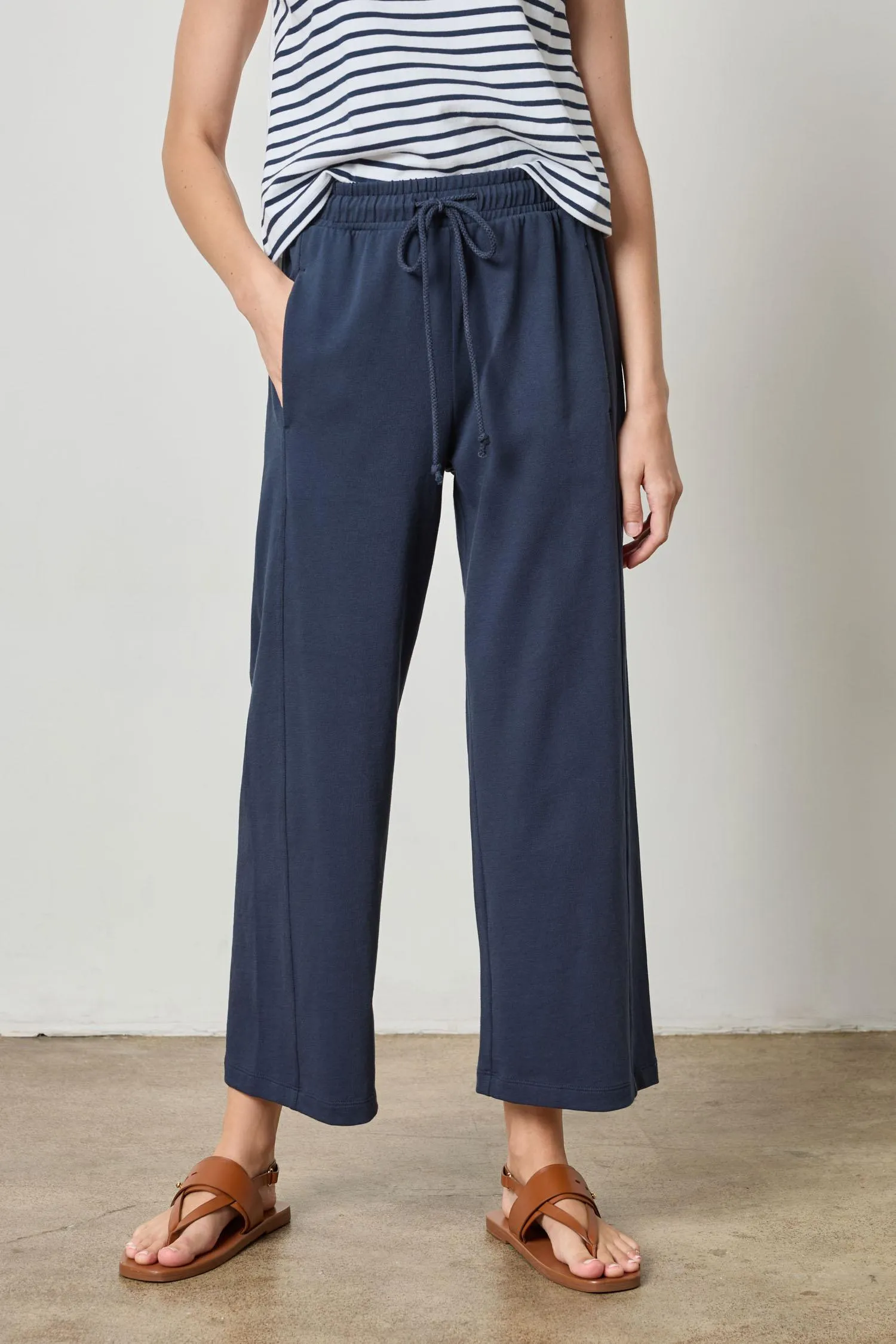 Seamed Wide Leg Pant sold by Lilla P product image thumbnail 4