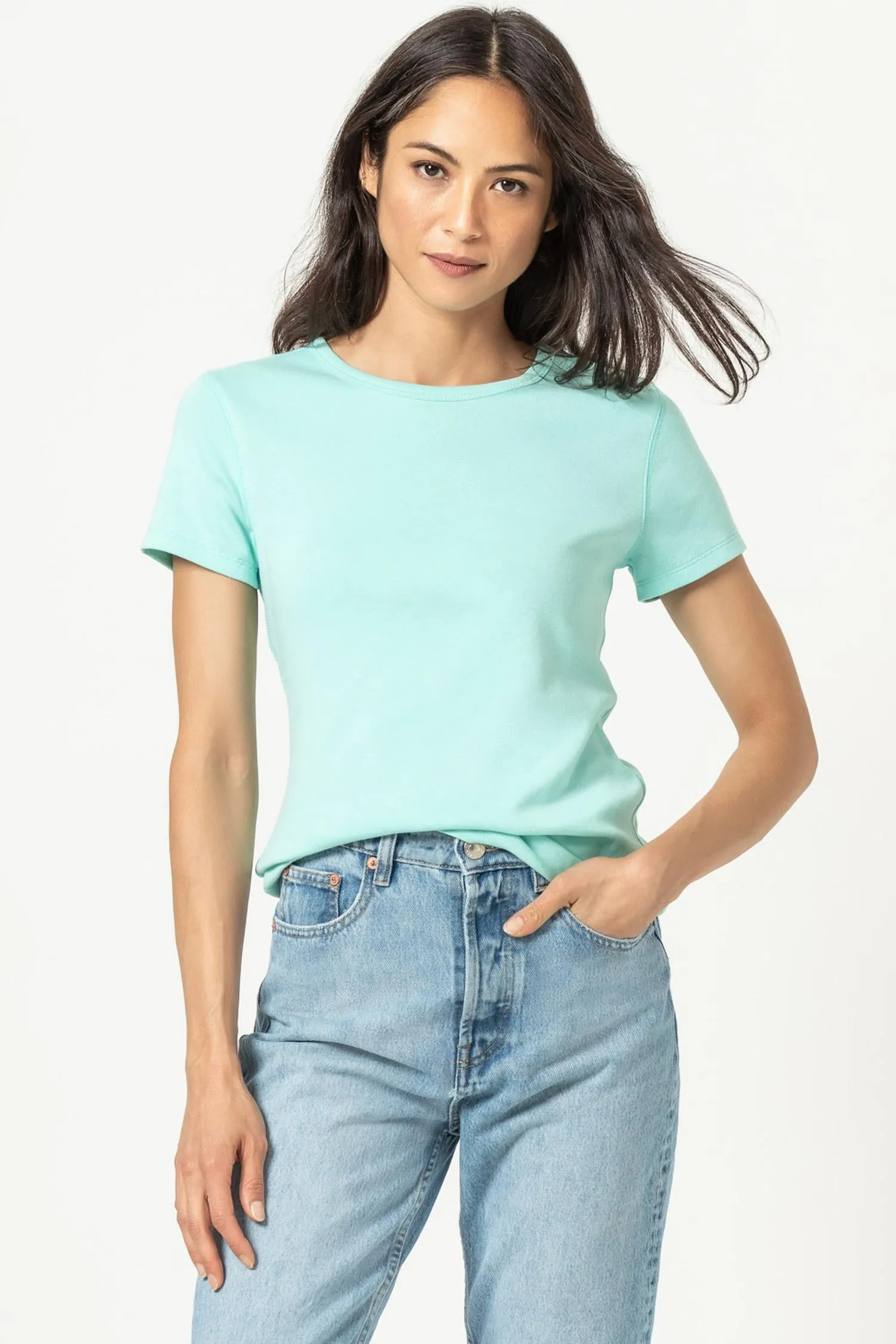 Short Sleeve Crew sold by Lilla P product image thumbnail 4