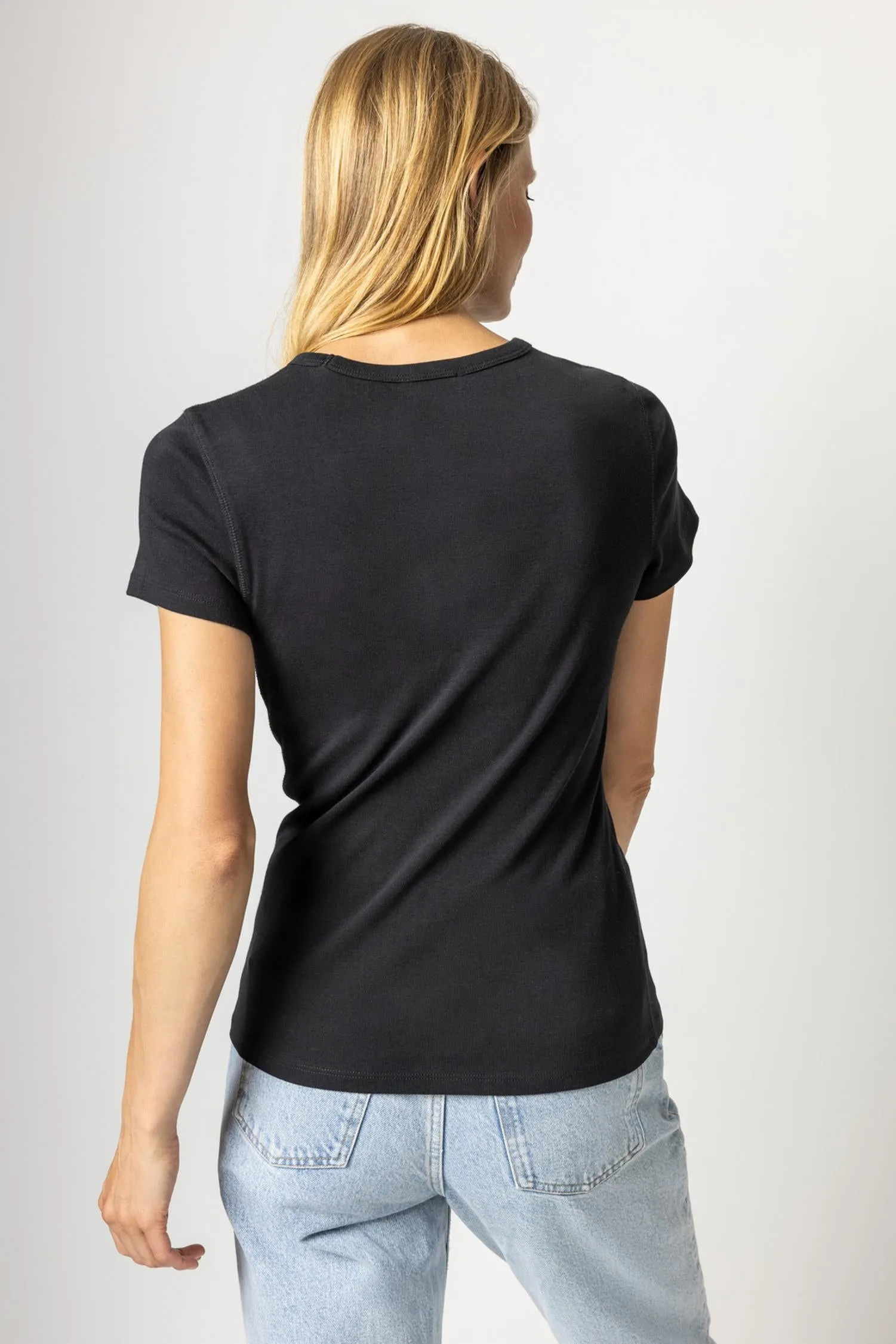 Short Sleeve Crew sold by Lilla P product image thumbnail 3