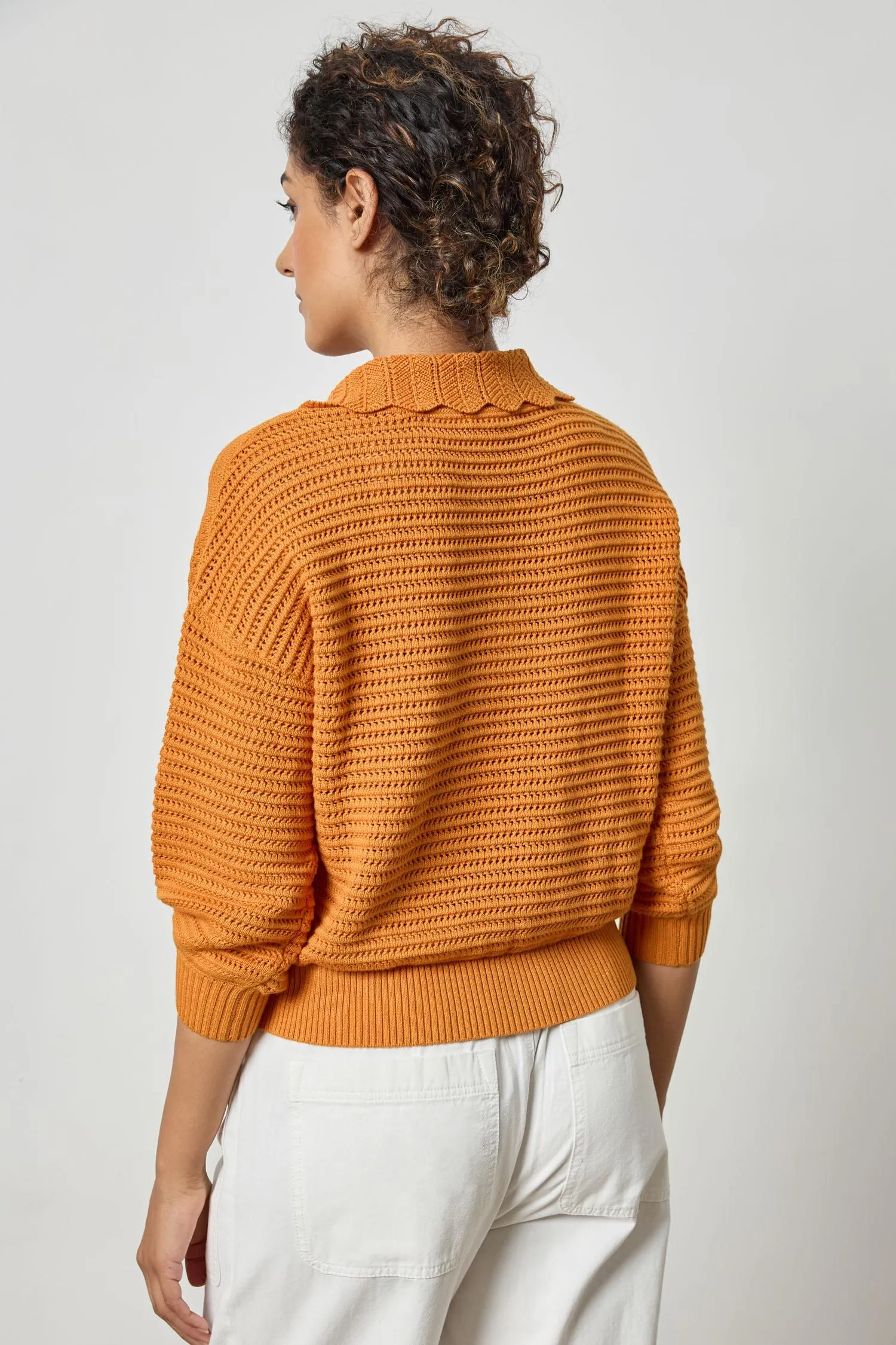 Scalloped Collar Sweater sold by Lilla P product image thumbnail 5
