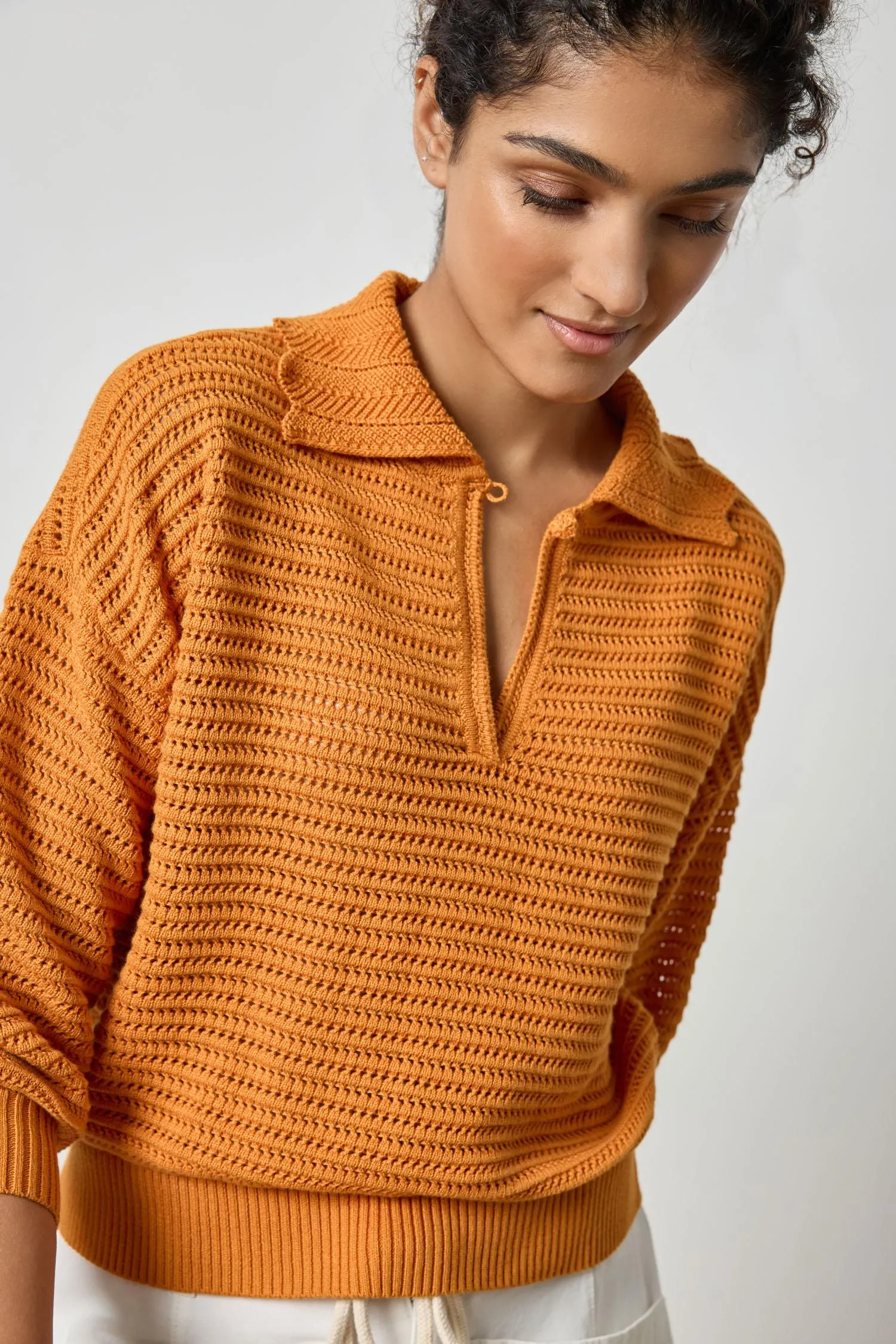 Scalloped Collar Sweater sold by Lilla P product image thumbnail 4
