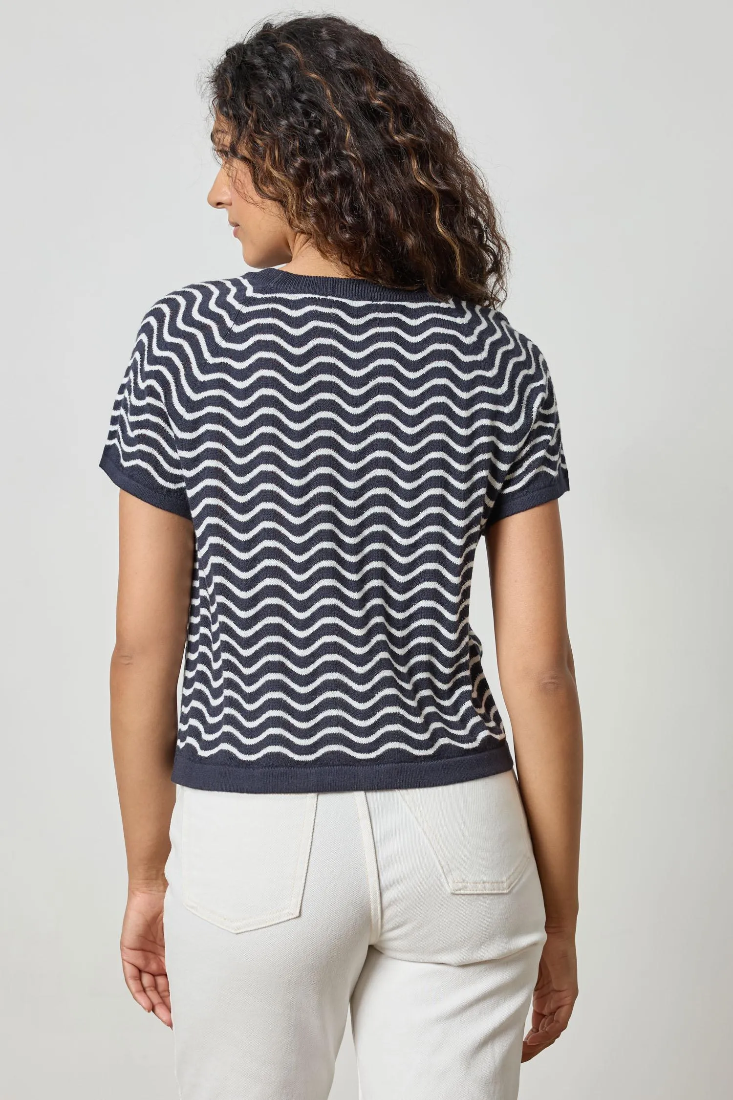 Wave Stitch Sweater sold by Lilla P product image thumbnail 5