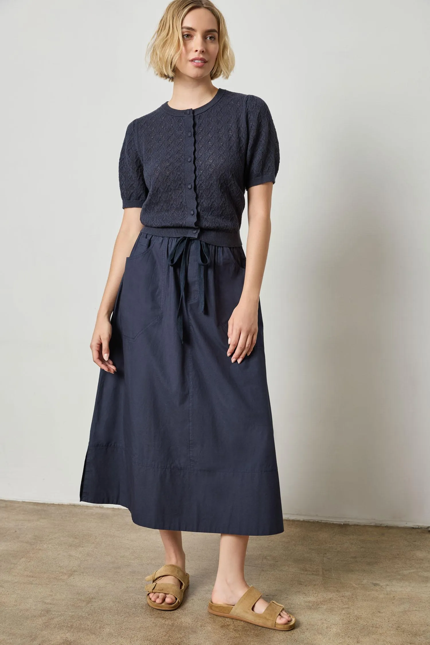 Pointelle Cardigan sold by Lilla P product image thumbnail 4