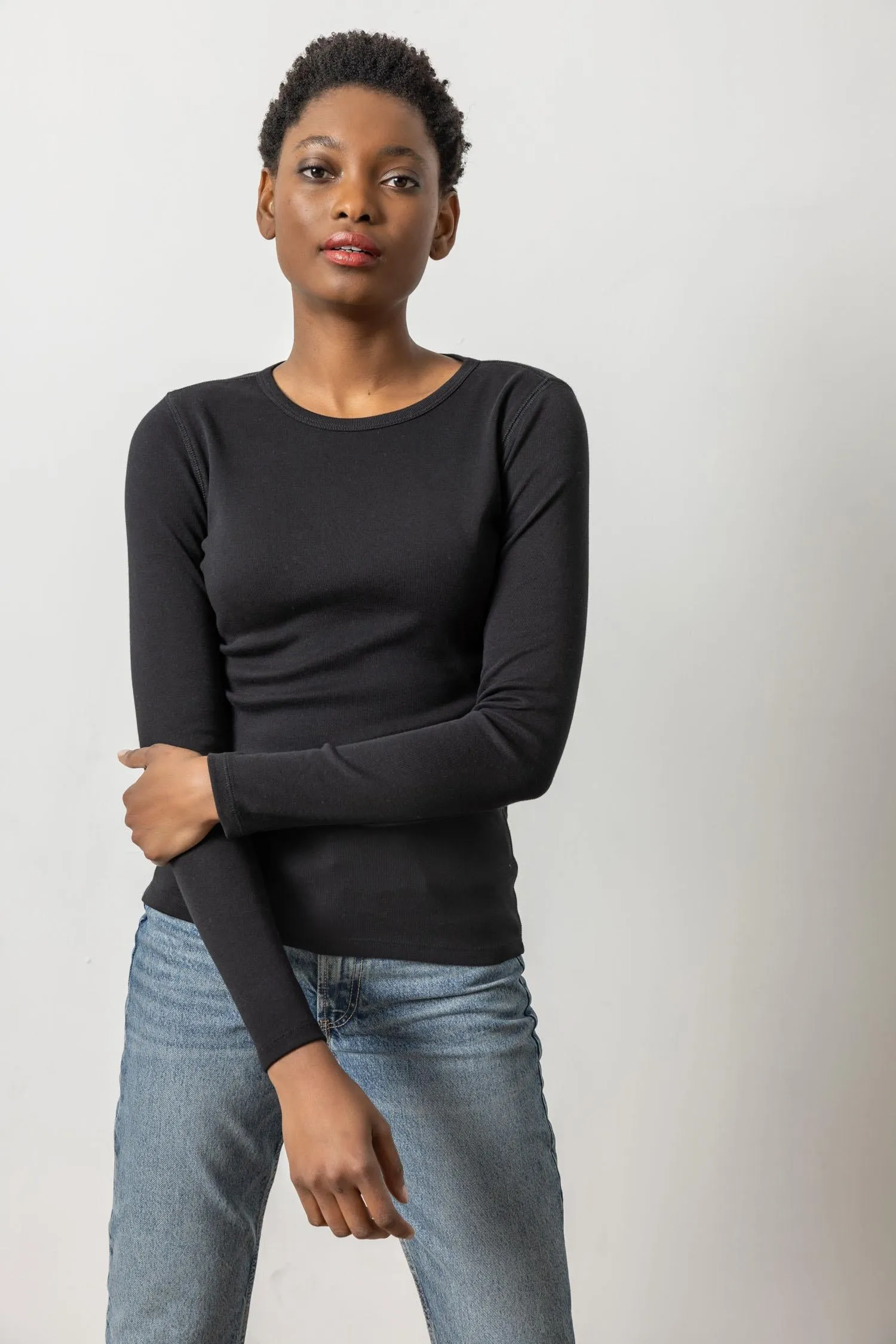 Long Sleeve Crew sold by Lilla P product image thumbnail 5