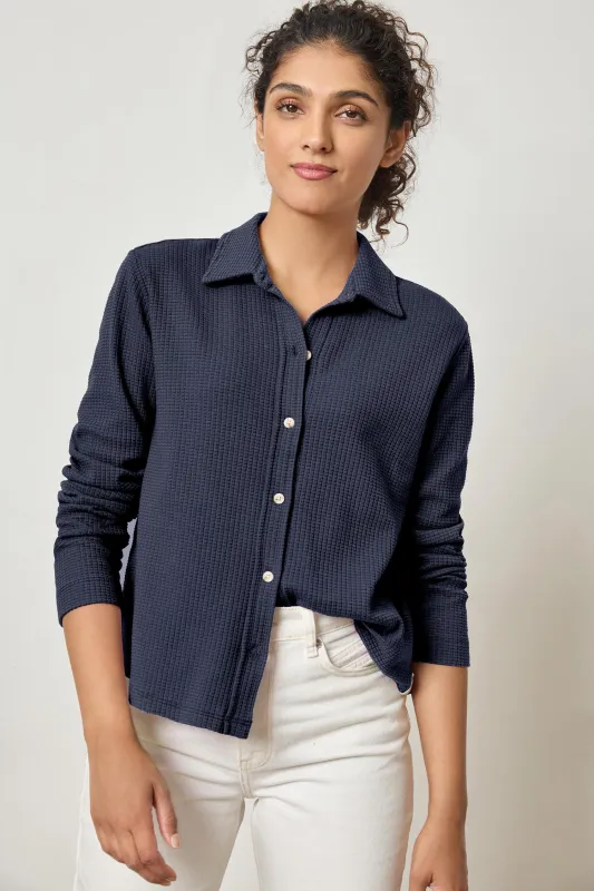 Collared Button Down sold by Lilla P