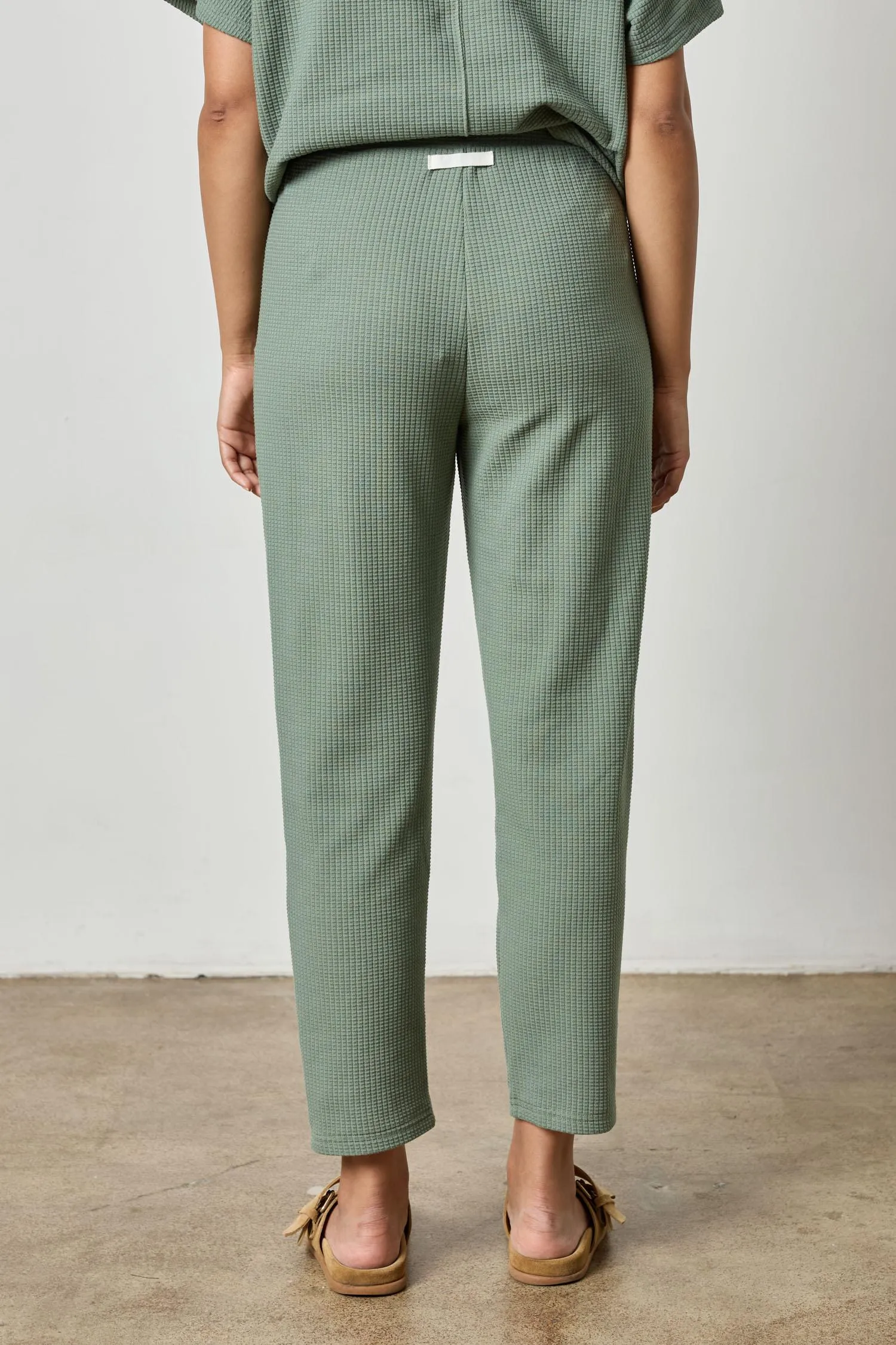 Drawcord Waffle Pant sold by Lilla P product image thumbnail 5