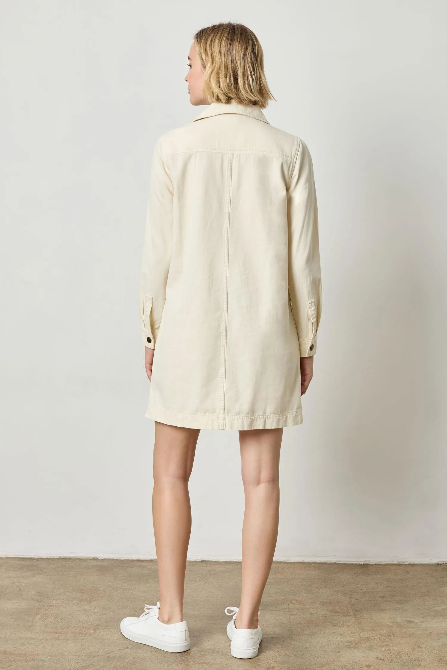 Split Neck Collared Dress sold by Lilla P product image thumbnail 5