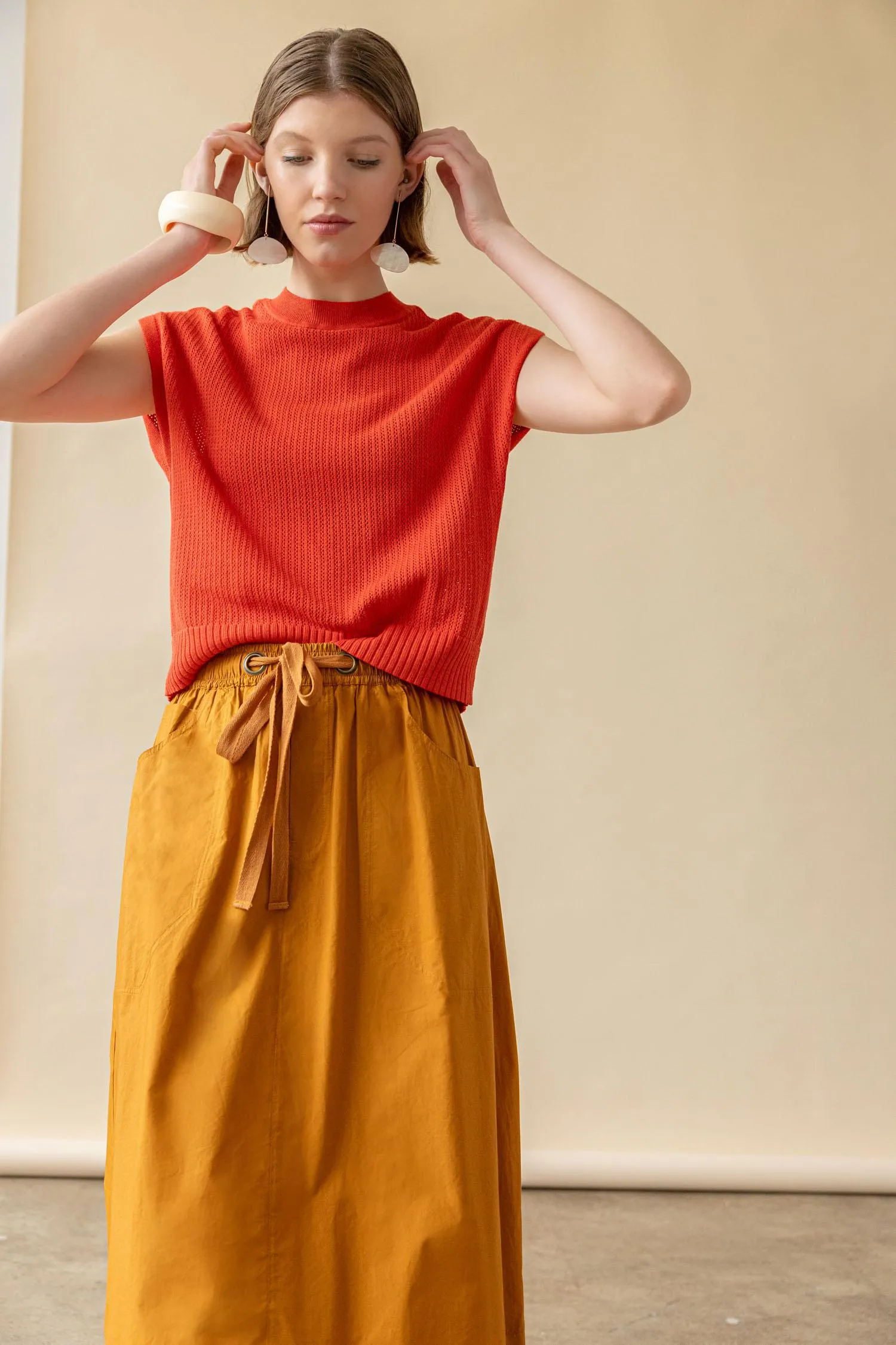 Short Sleeve Crewneck Sweater sold by Lilla P product image thumbnail 2