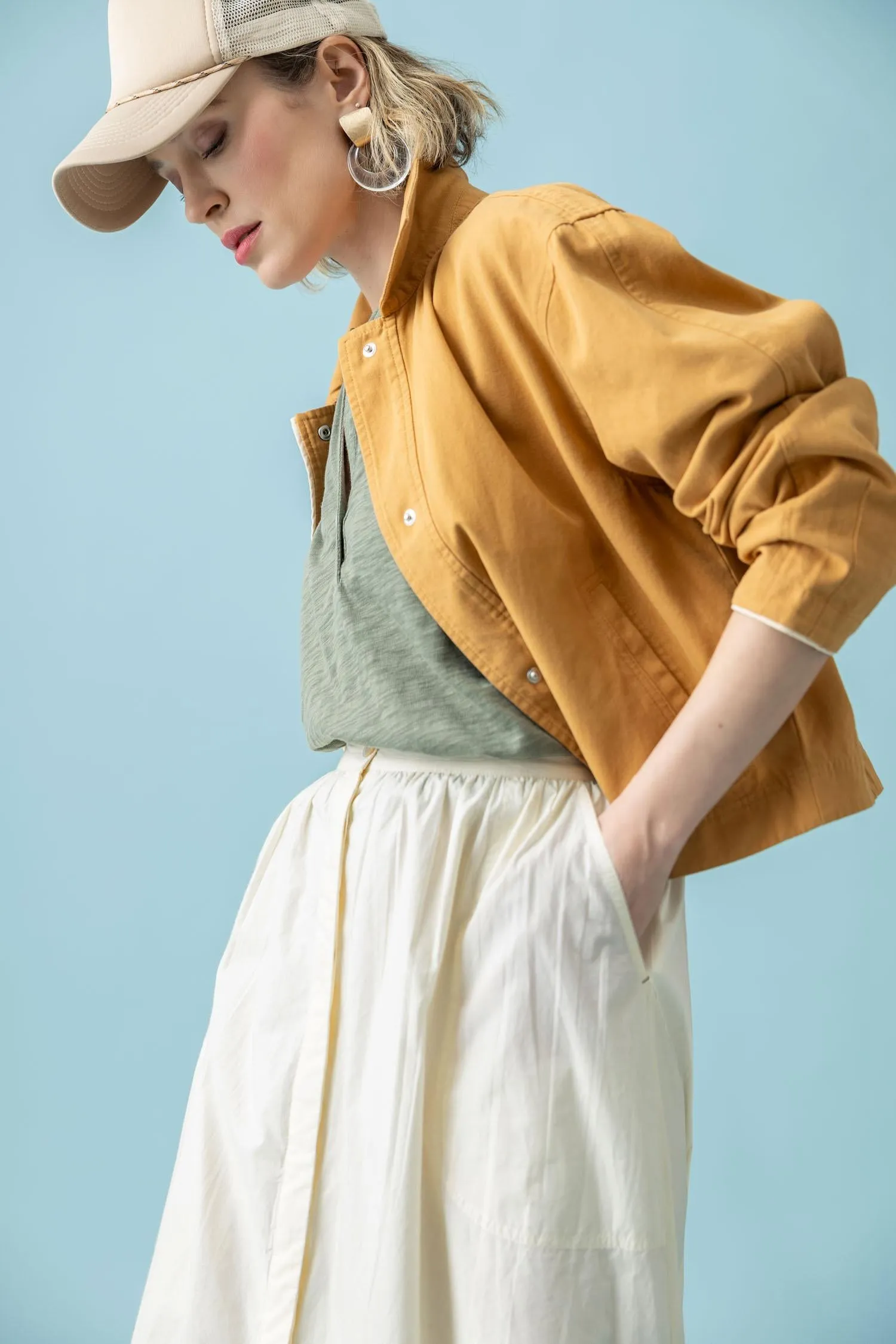 Contrast Trim Jacket sold by Lilla P