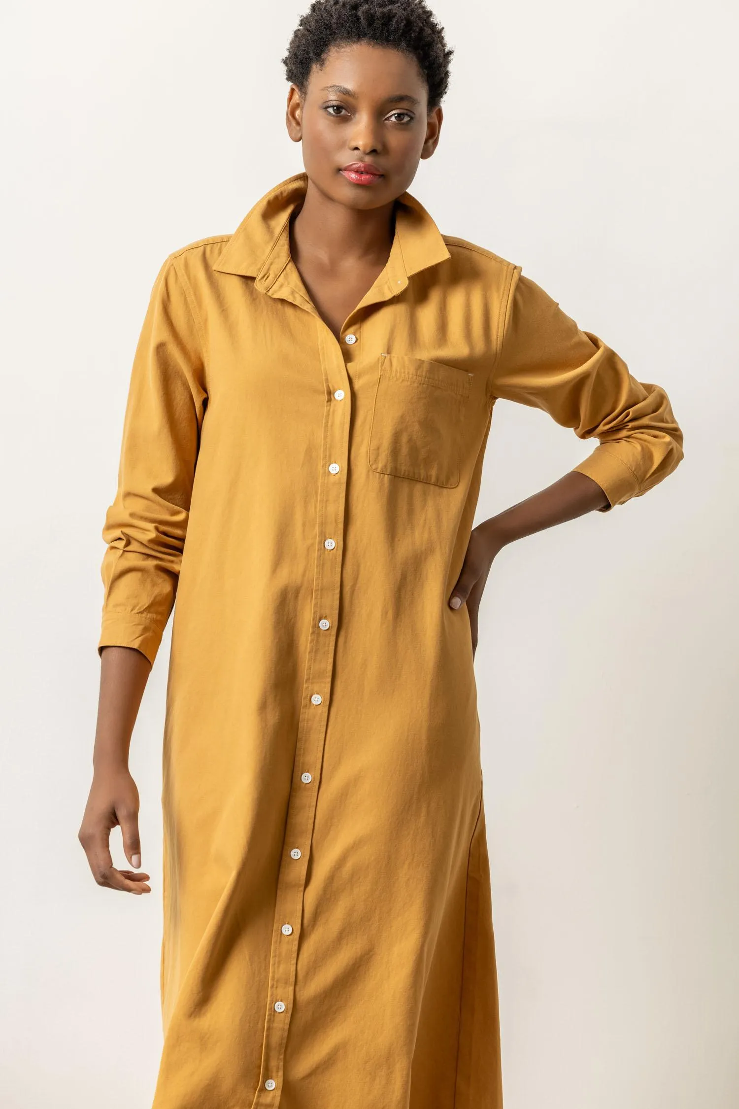 Maxi Shirt Dress sold by Lilla P product image thumbnail 4