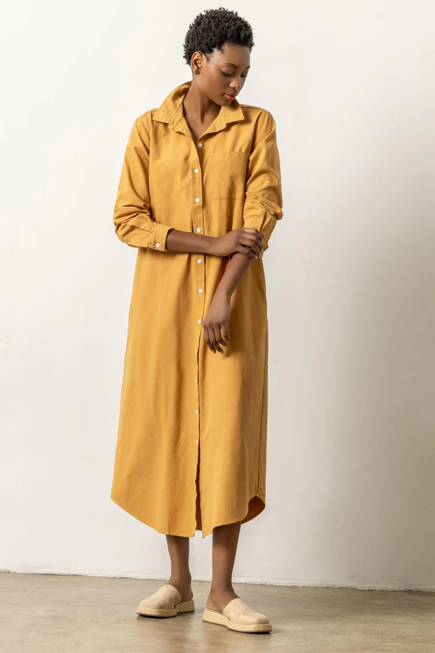 Maxi Shirt Dress sold by Lilla P product image thumbnail 3