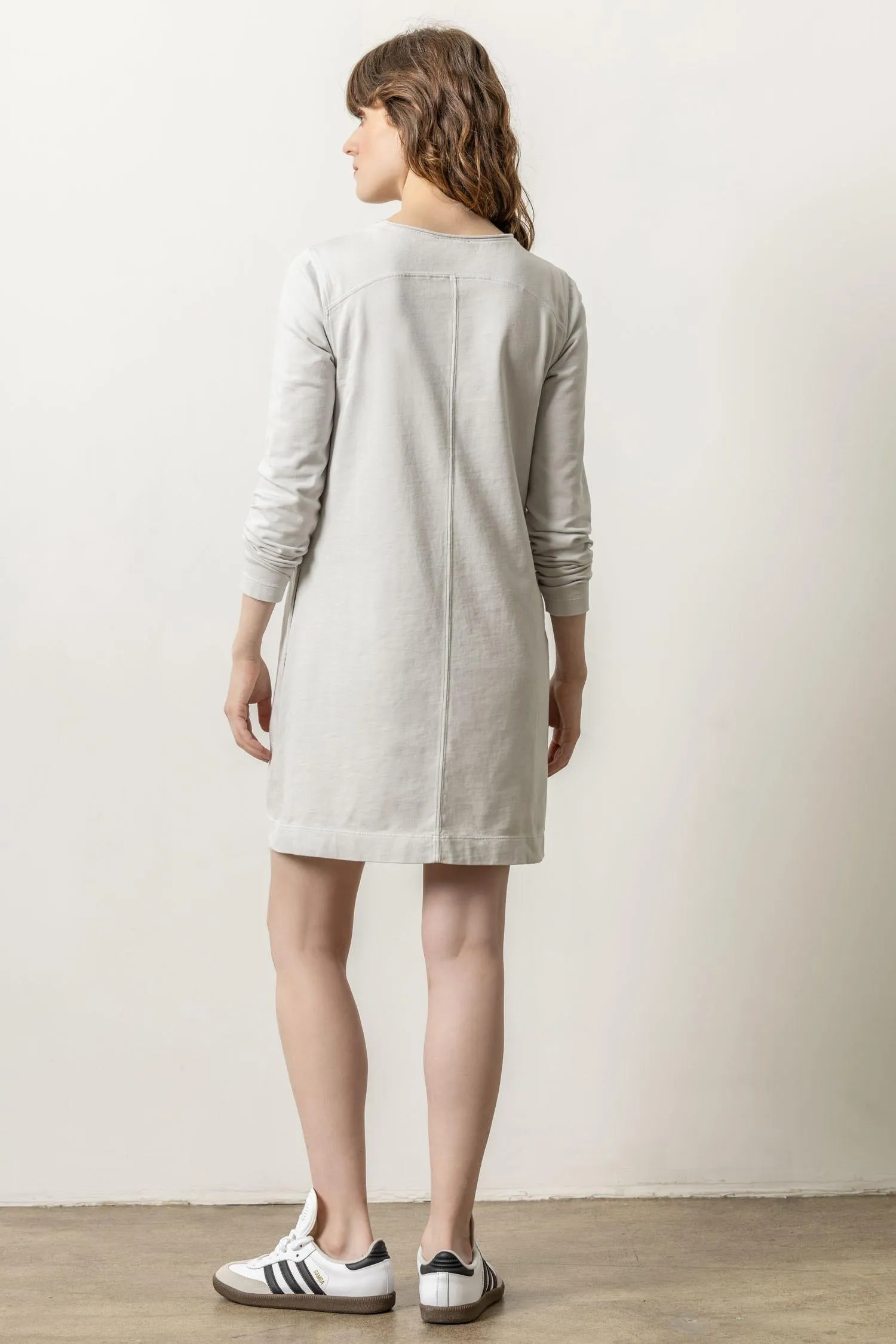 Front Seam Crewneck Dress sold by Lilla P product image thumbnail 2