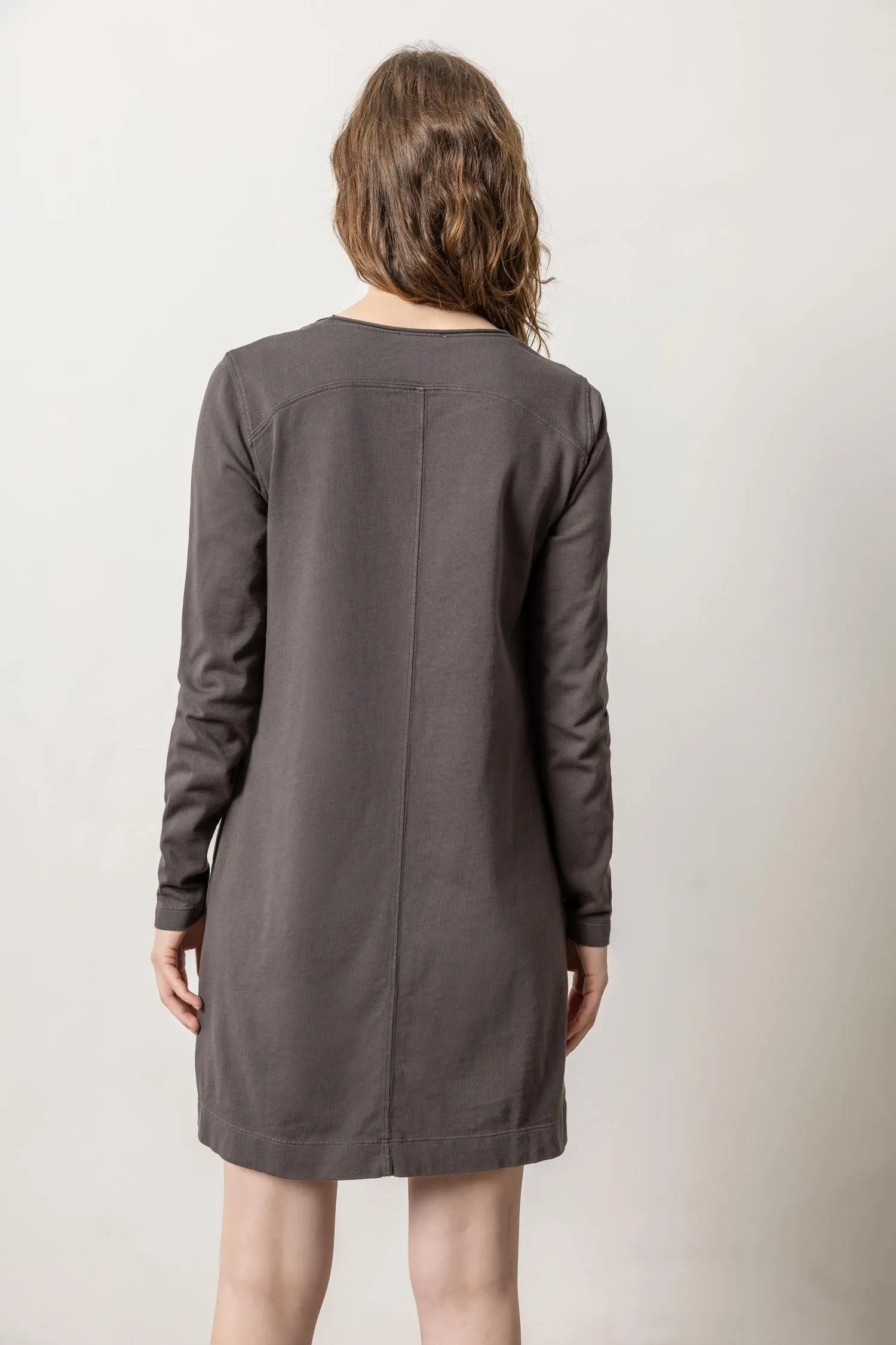 Front Seam Crewneck Dress sold by Lilla P product image thumbnail 4