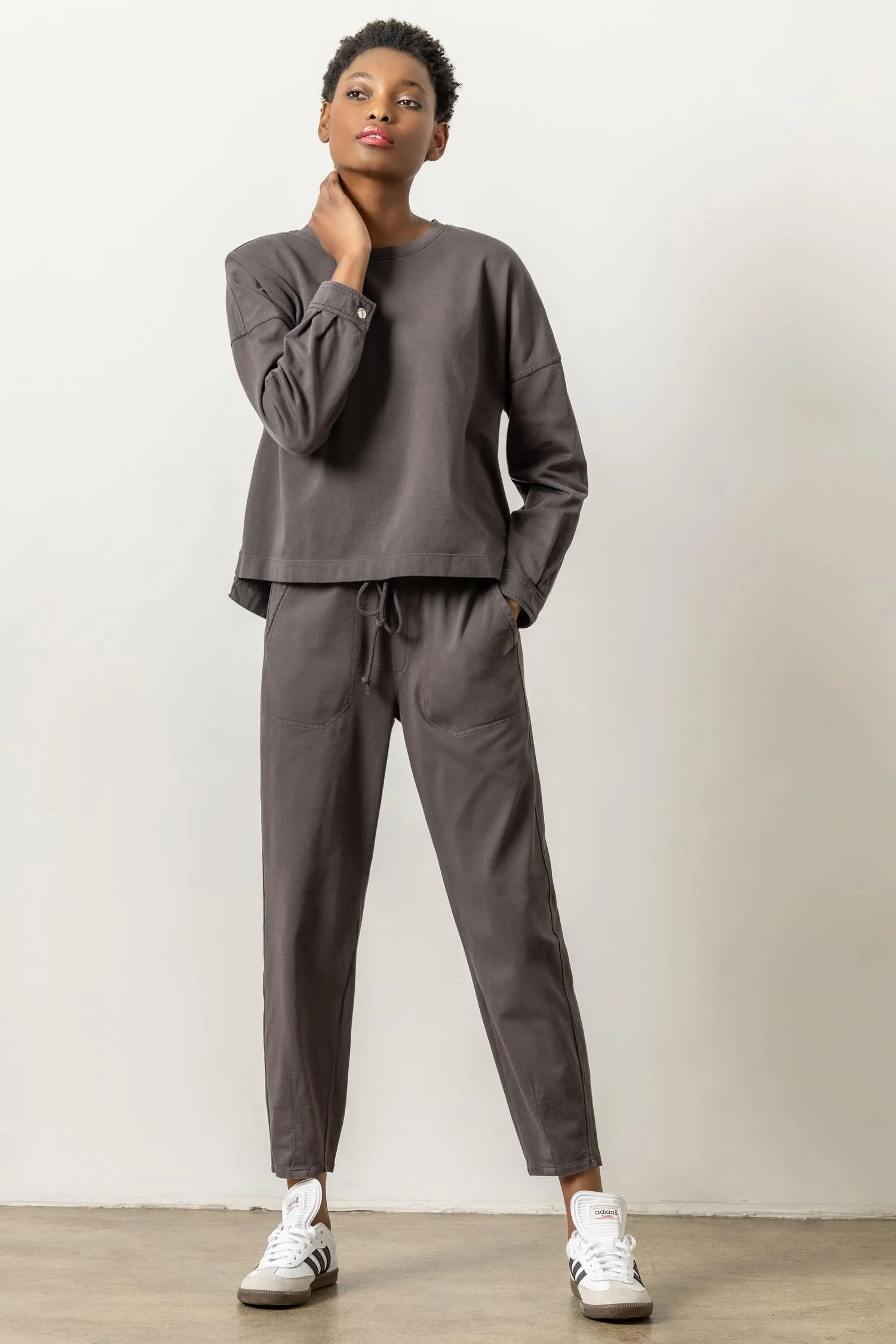 Easy Hi-Low Sweatshirt sold by Lilla P product image thumbnail 3