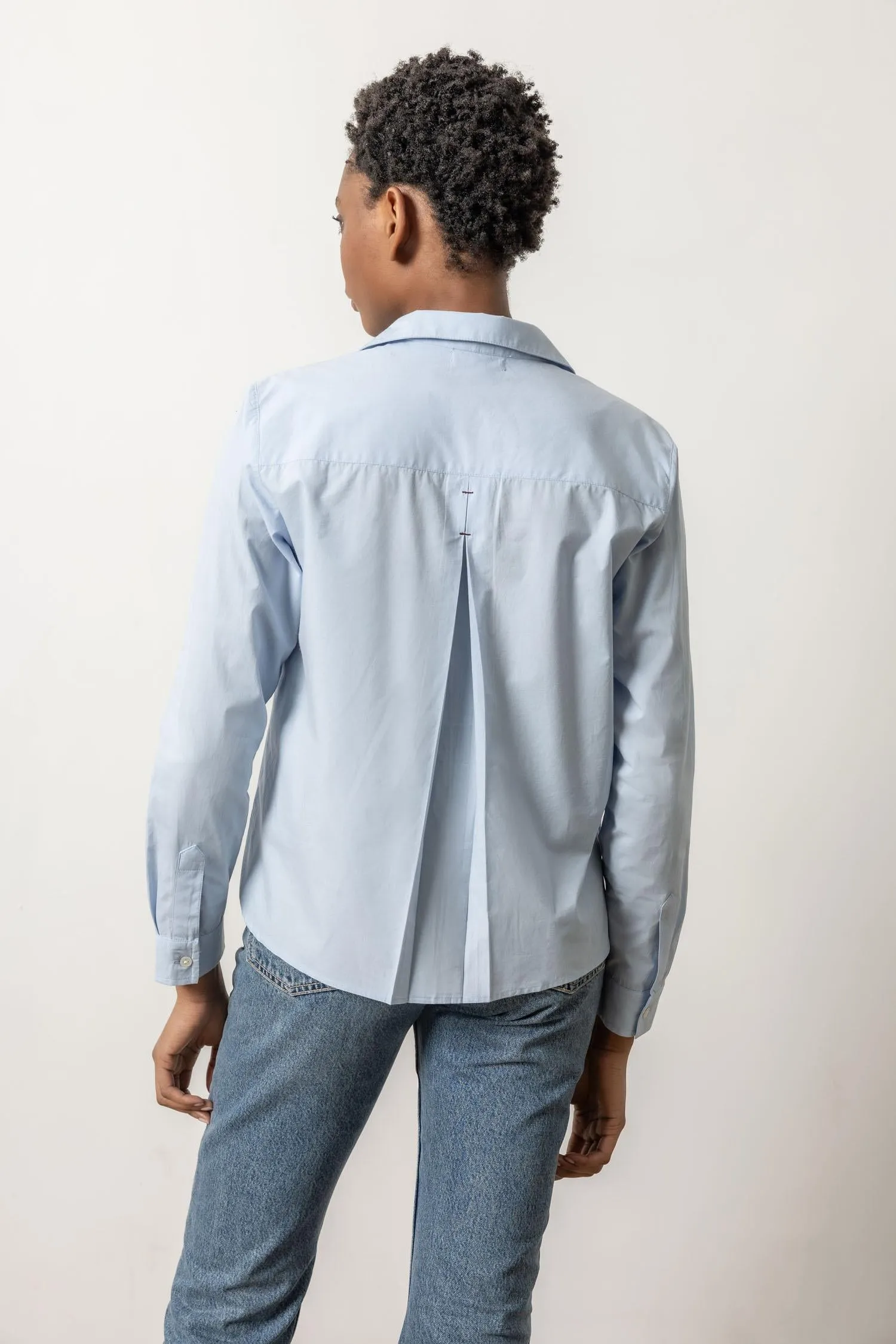 Easy Poplin Button Down sold by Lilla P product image thumbnail 3