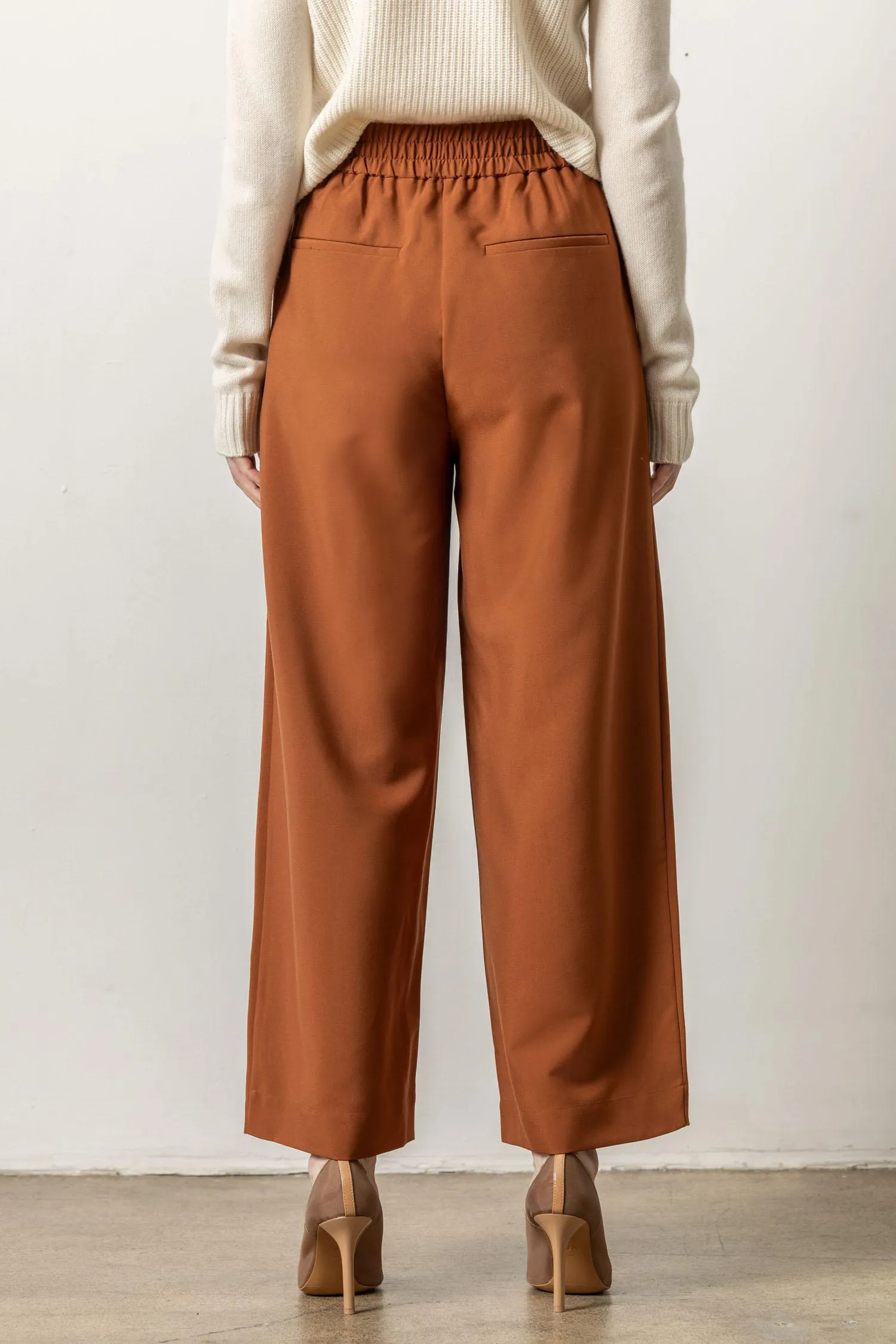 Wide Leg Pull On Pant sold by Lilla P product image thumbnail 2