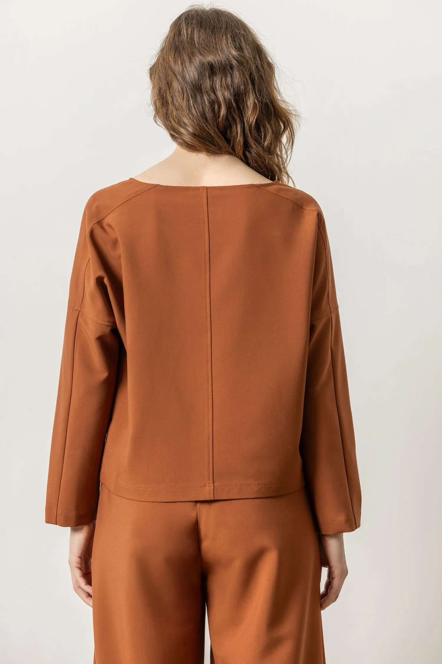 Zip Detail Seamed Top sold by Lilla P product image thumbnail 2