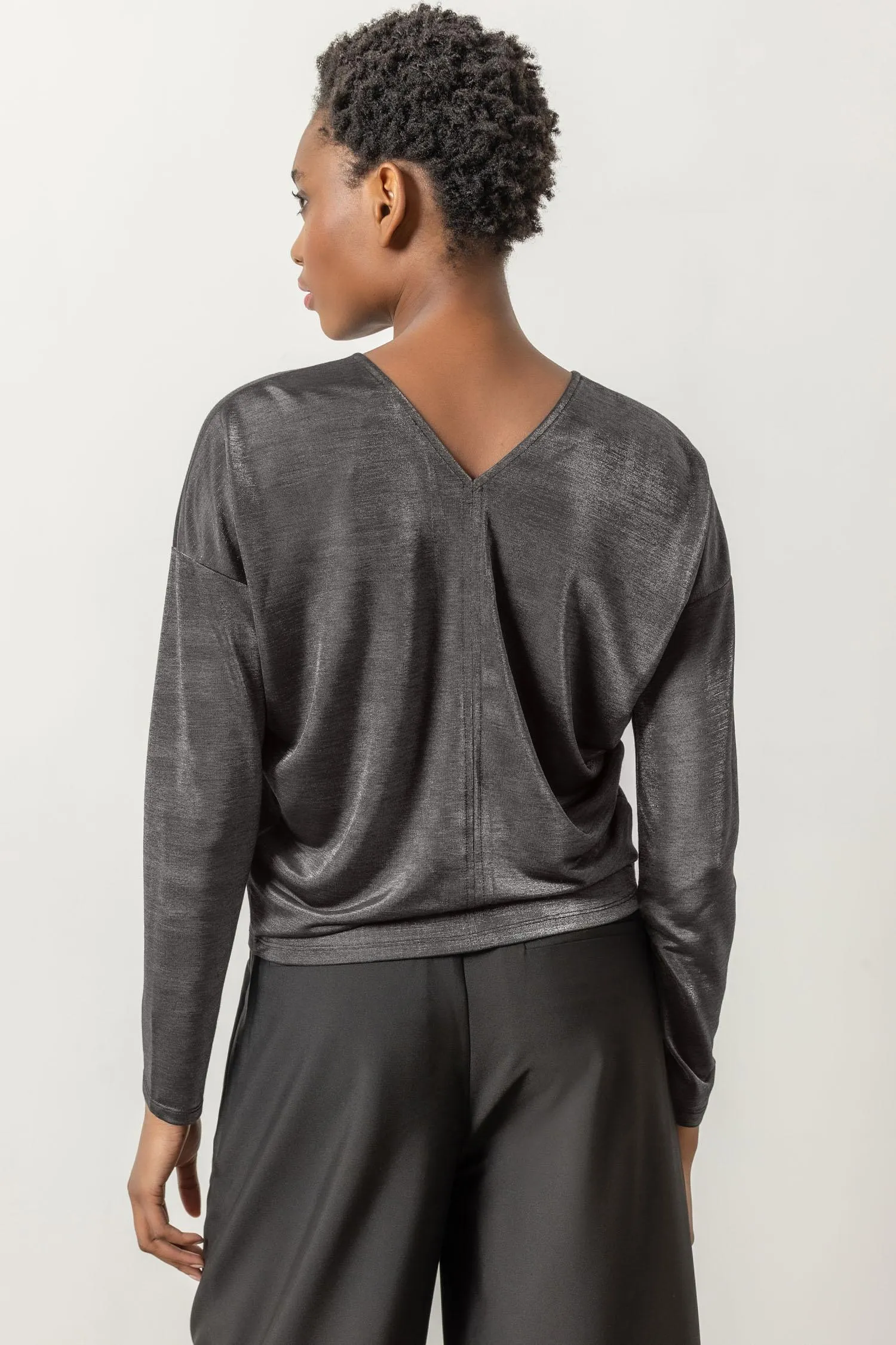 Sparkle Double V Top sold by Lilla P product image thumbnail 2