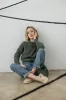Ribbed Wrap Collar Sweater sold by Lilla P