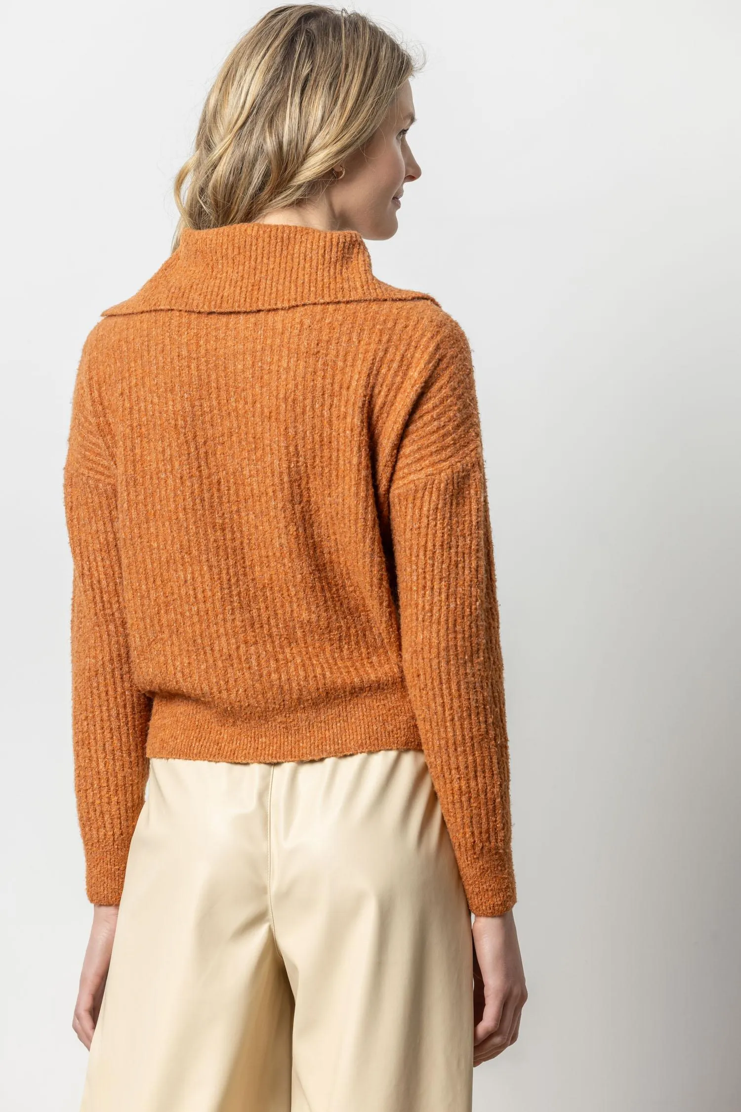 Easy Split Collar Sweater sold by Lilla P product image thumbnail 5