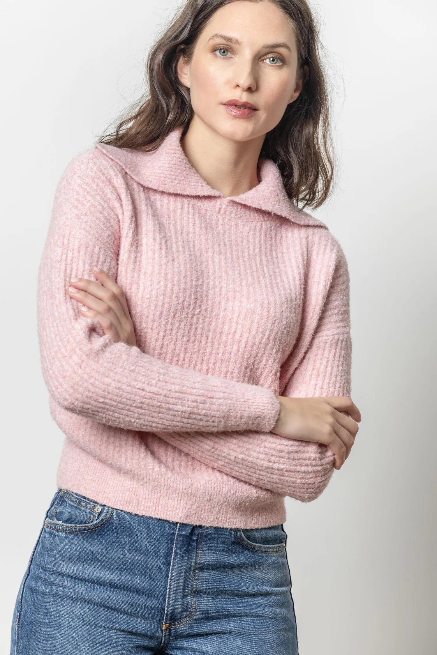 Easy Split Collar Sweater sold by Lilla P product image thumbnail 2