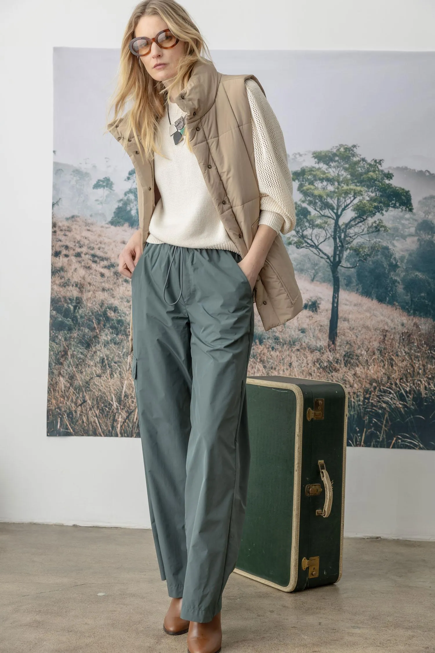 Nylon Long Vest sold by Lilla P product image thumbnail 4