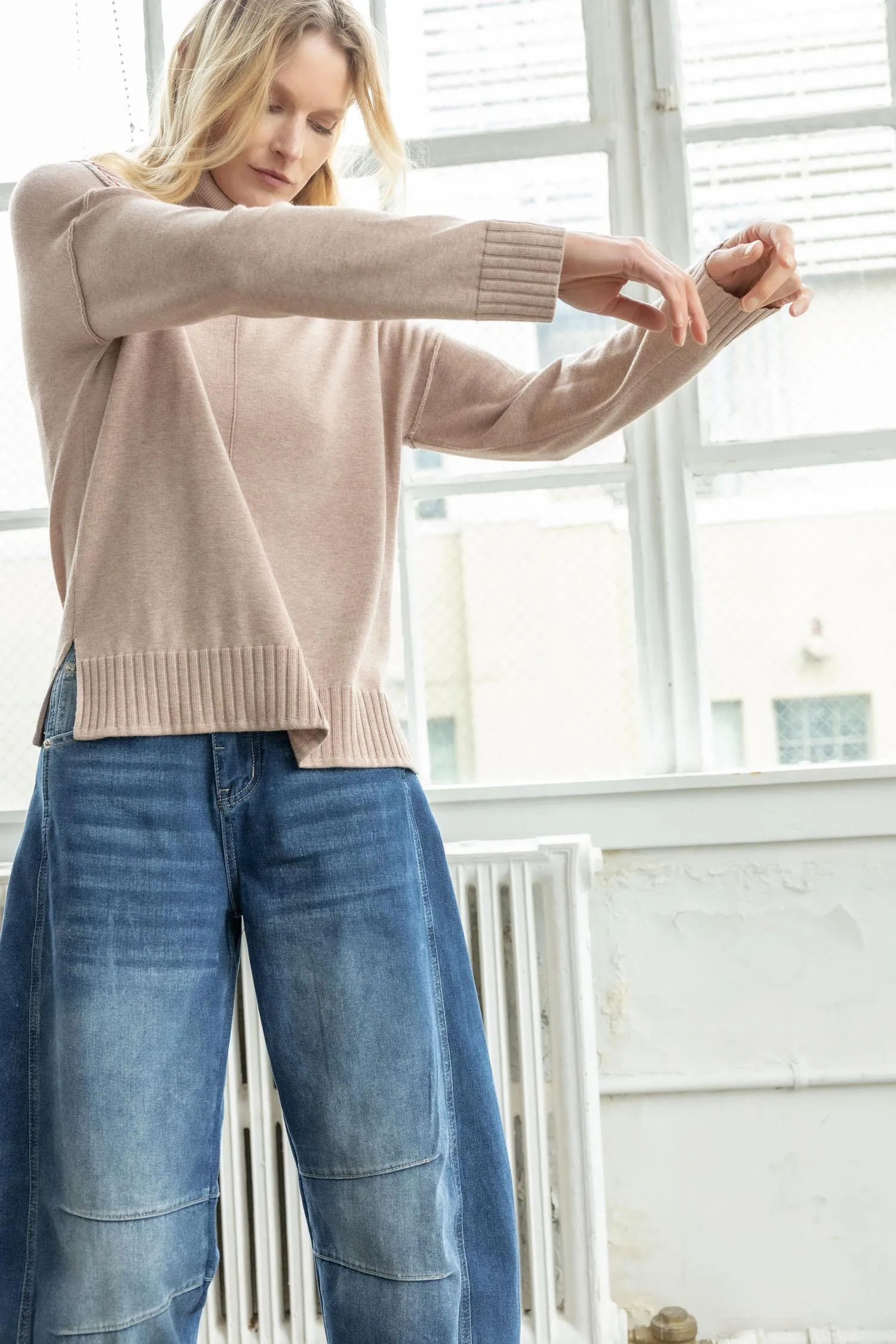 Relaxed Turtleneck Sweater sold by Lilla P product image thumbnail 4