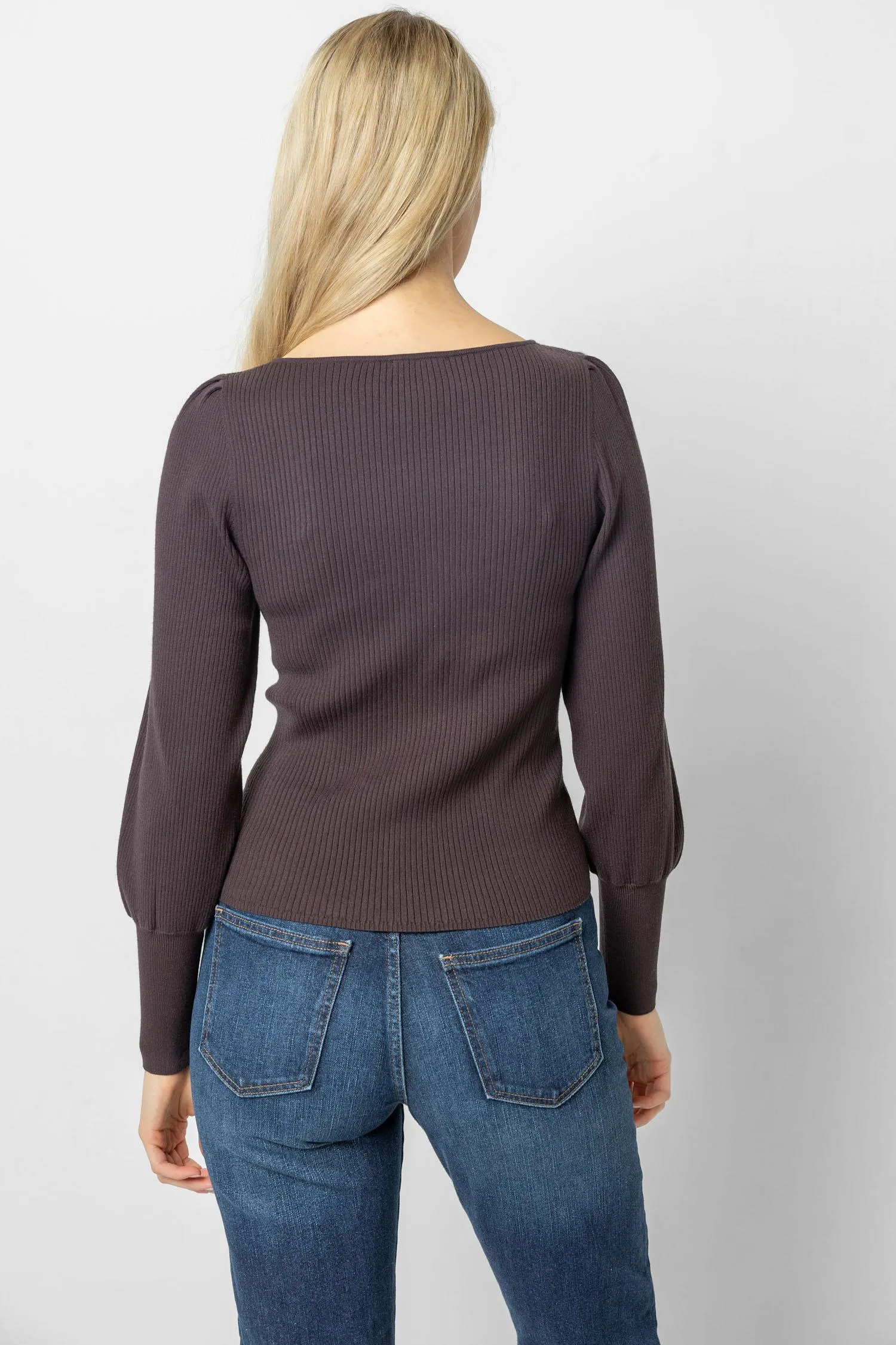 Full Sleeve Square Neck Sweater sold by Lilla P product image thumbnail 3