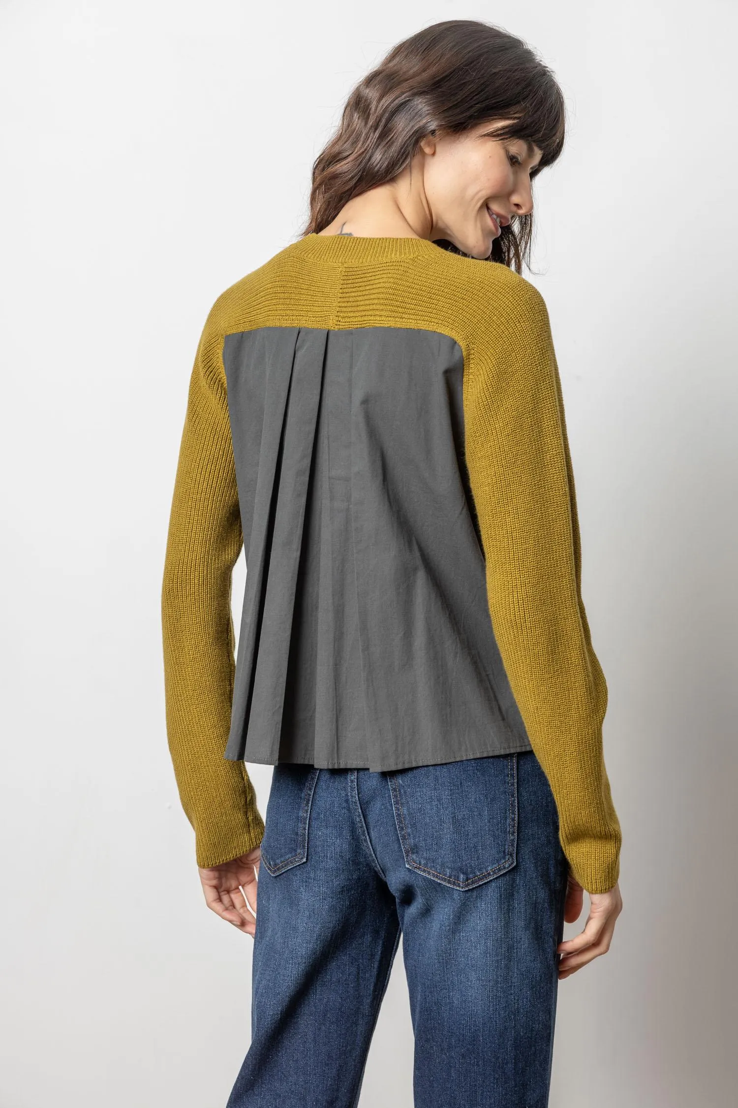 Mixed Media Raglan Sweater sold by Lilla P product image thumbnail 3