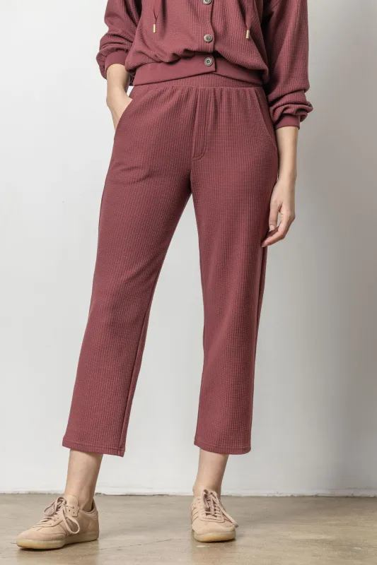 Straight Leg Waffle Pant sold by Lilla P