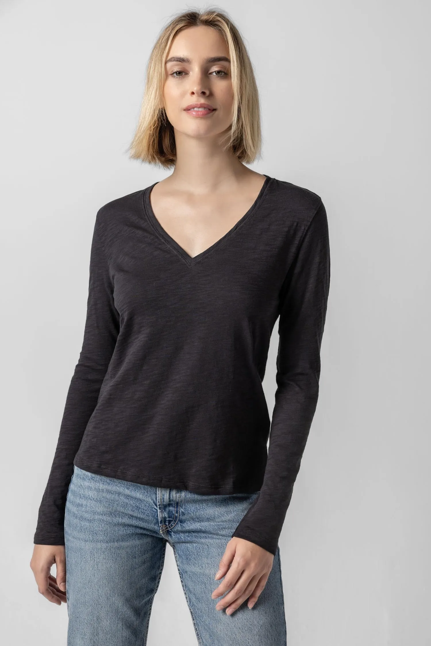 Long Sleeve V-Neck sold by Lilla P