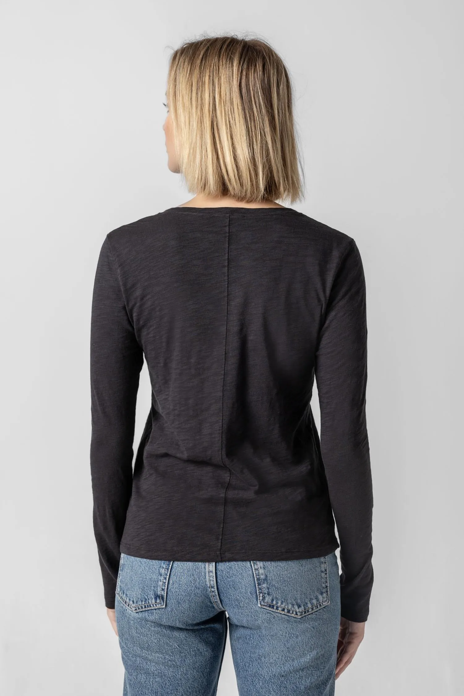 Long Sleeve V-Neck sold by Lilla P product image thumbnail 2