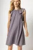 Ruffle Trim Sleeveless Dress sold by Lilla P