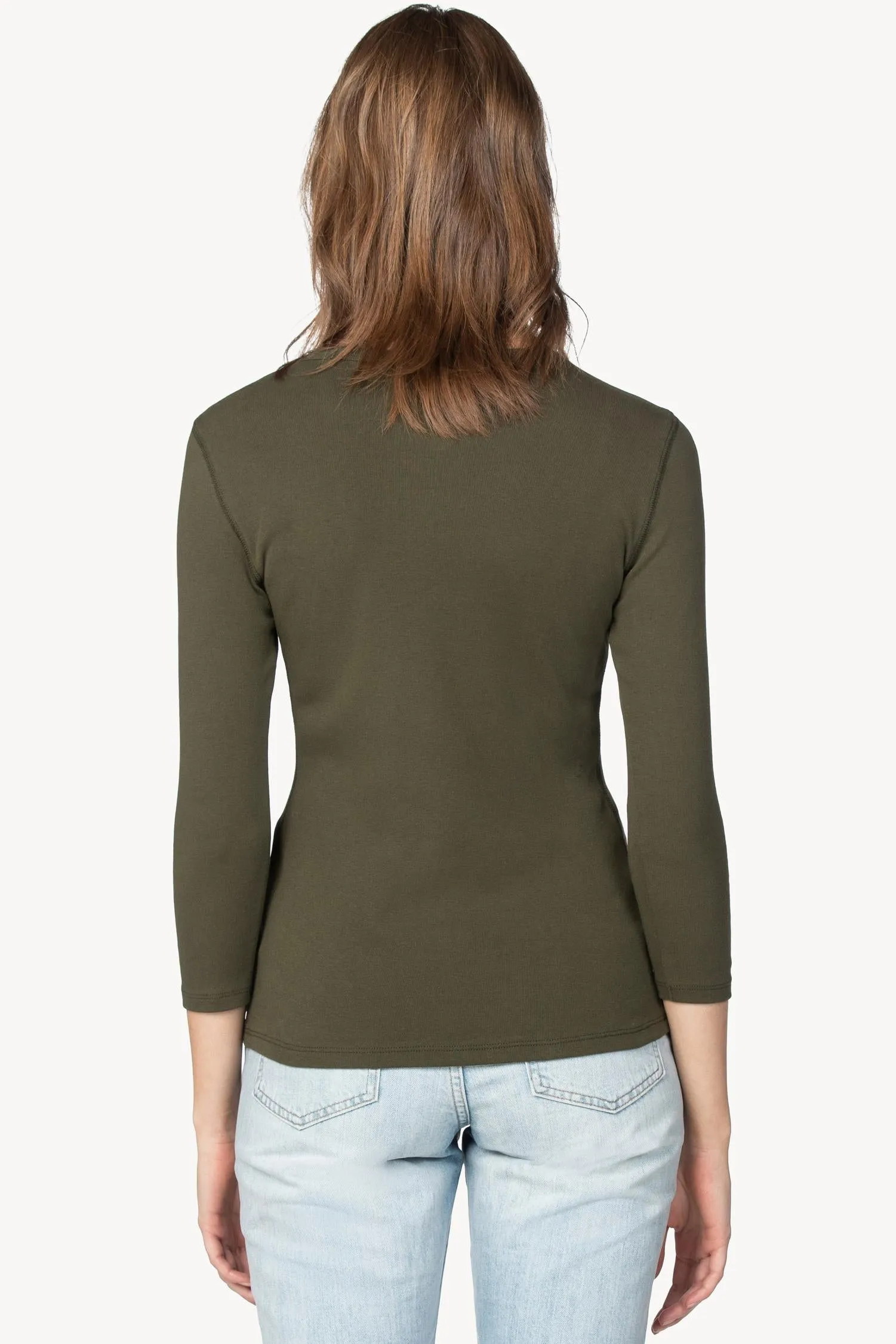 3/4 Sleeve Crew sold by Lilla P product image thumbnail 5