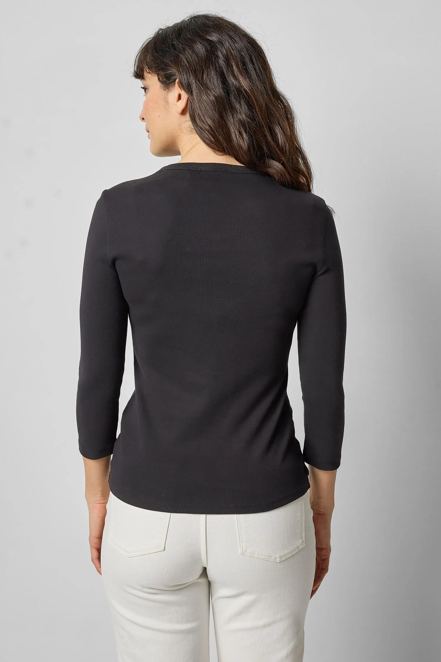 3/4 Sleeve Crew sold by Lilla P product image thumbnail 2