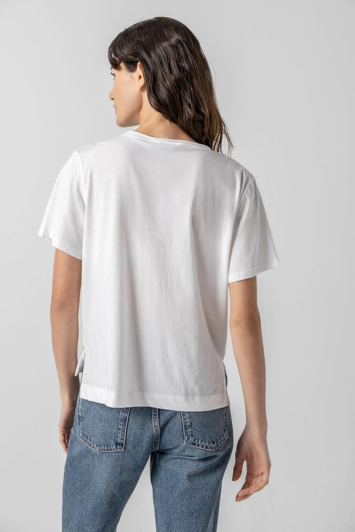 Easy Short Sleeve V-Neck sold by Lilla P product image thumbnail 4